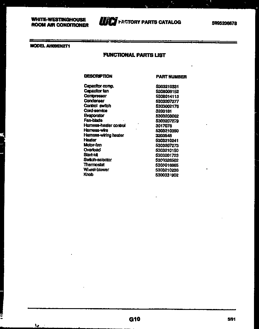 06 - CABINET AND INSTALLATION PARTS