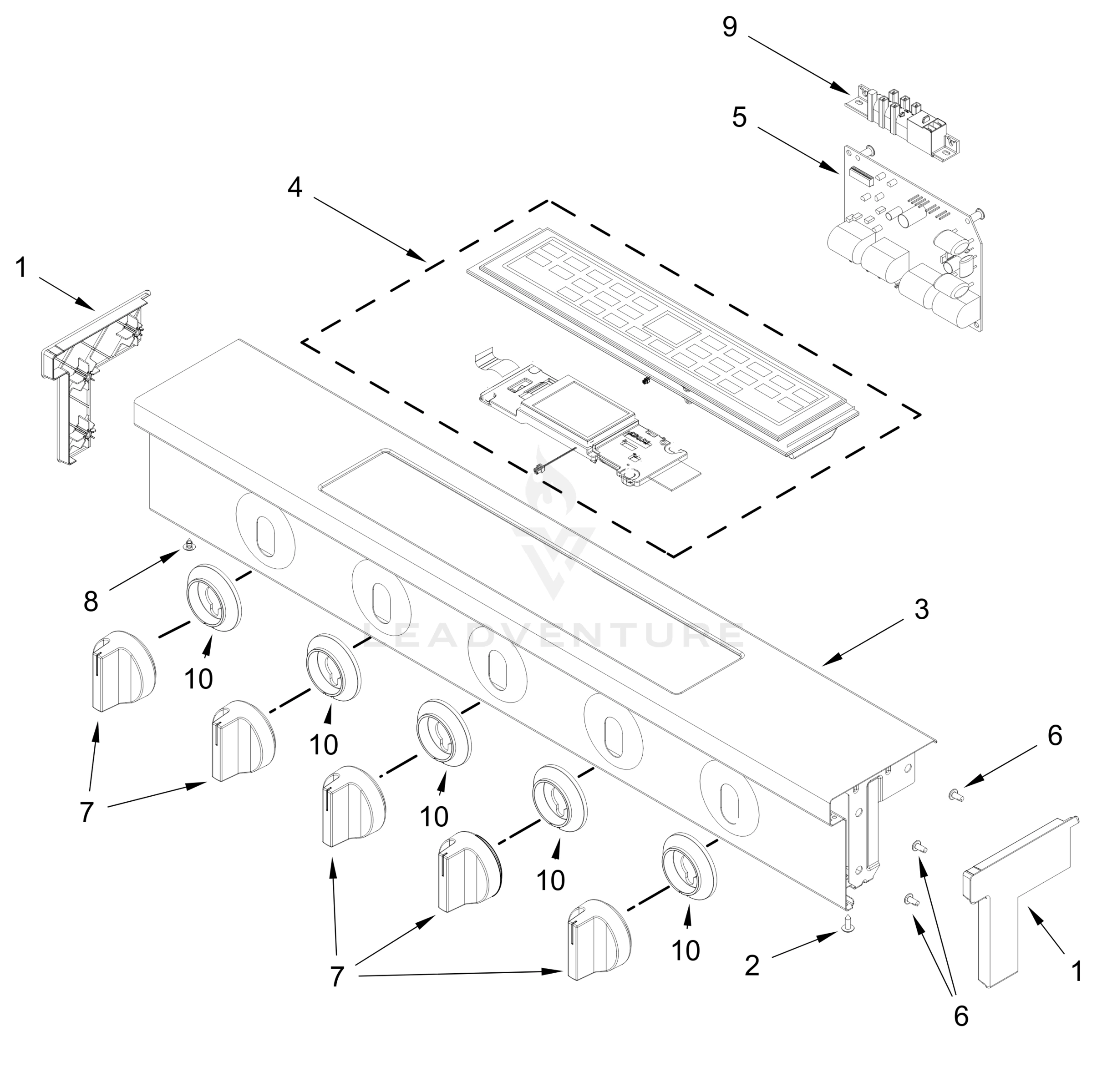 CONTROL PANEL PARTS