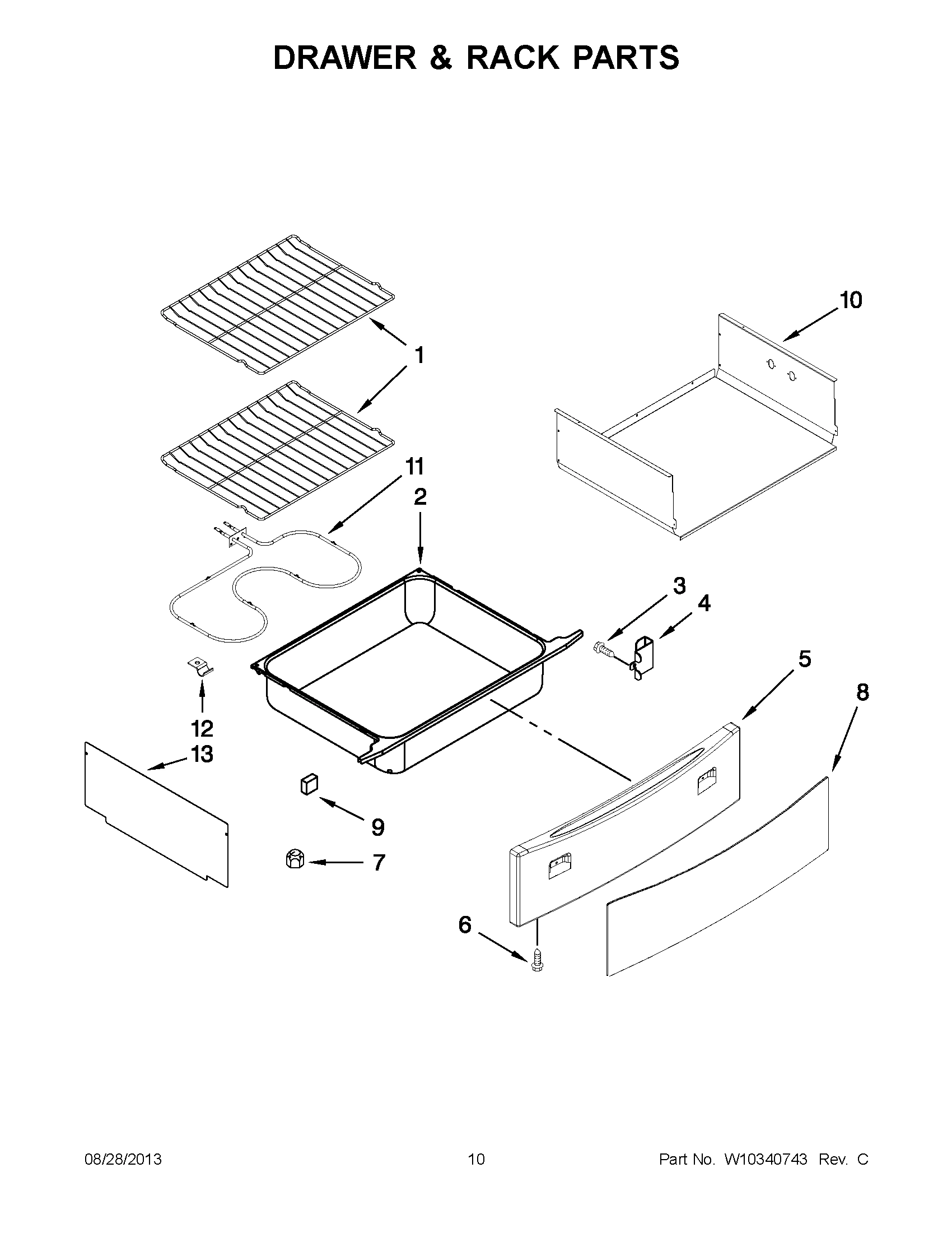 06 - DRAWER & RACK PARTS