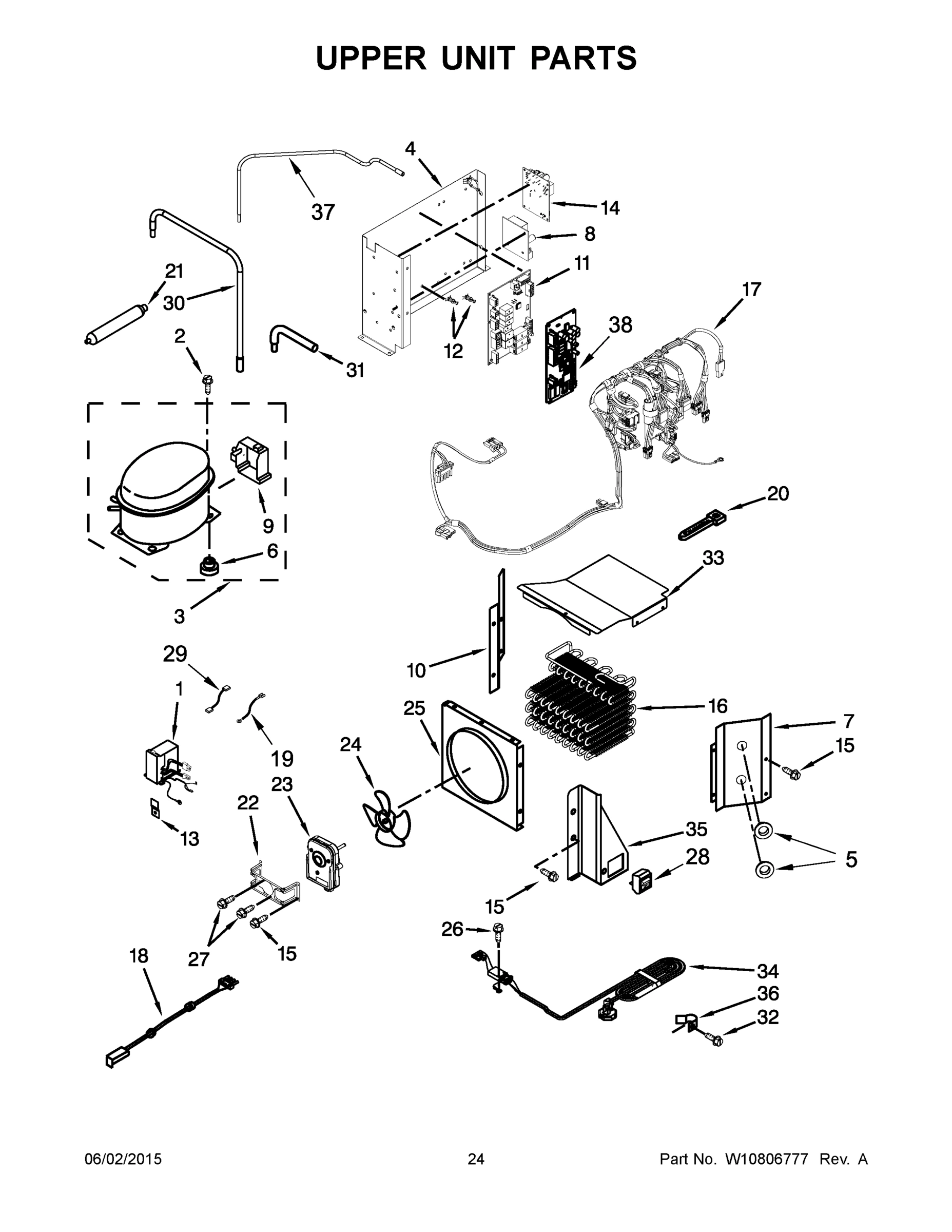 13 - UPPER UNIT PARTS