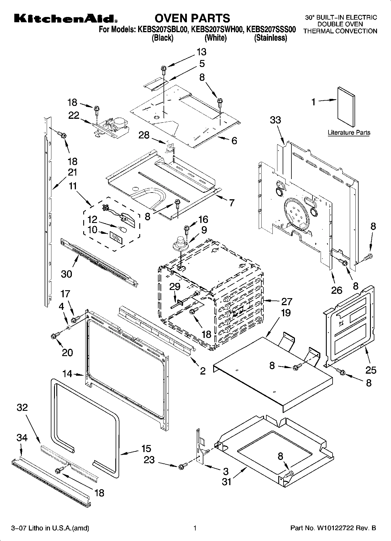 01 - OVEN PARTS
