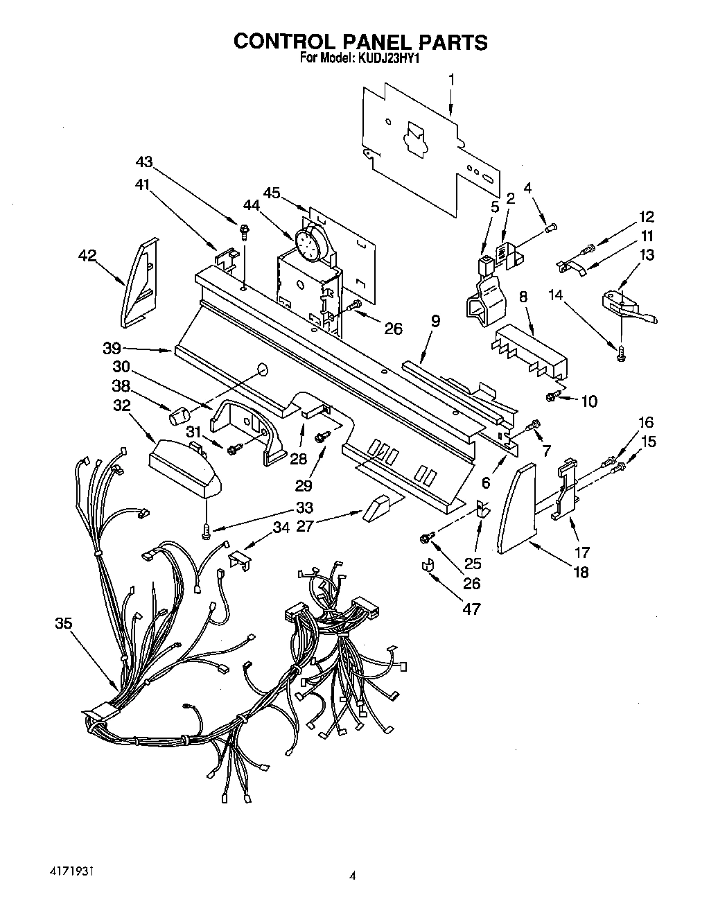 03 - CONTROL PANEL, LIT/OPTIONAL