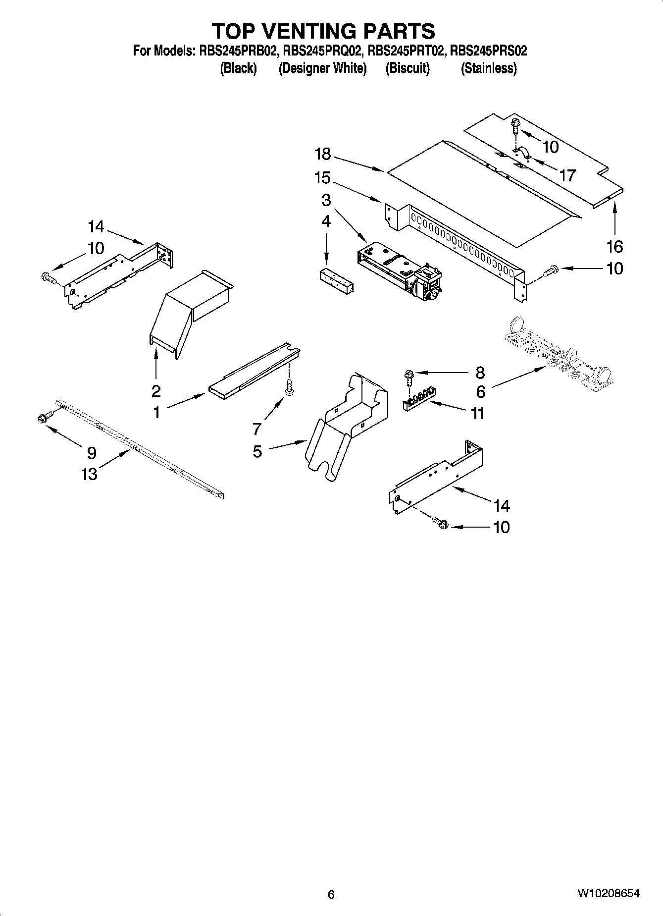 05 - TOP VENTING PARTS, OPTIONAL PARTS