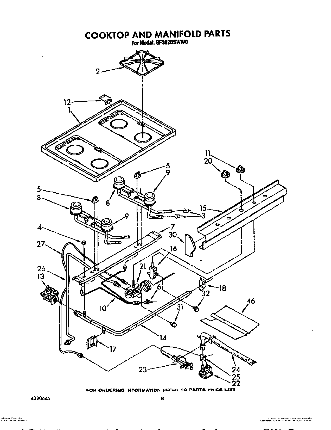 06 - COOKTOP AND MANIFOLD, LIT/OPTIONAL