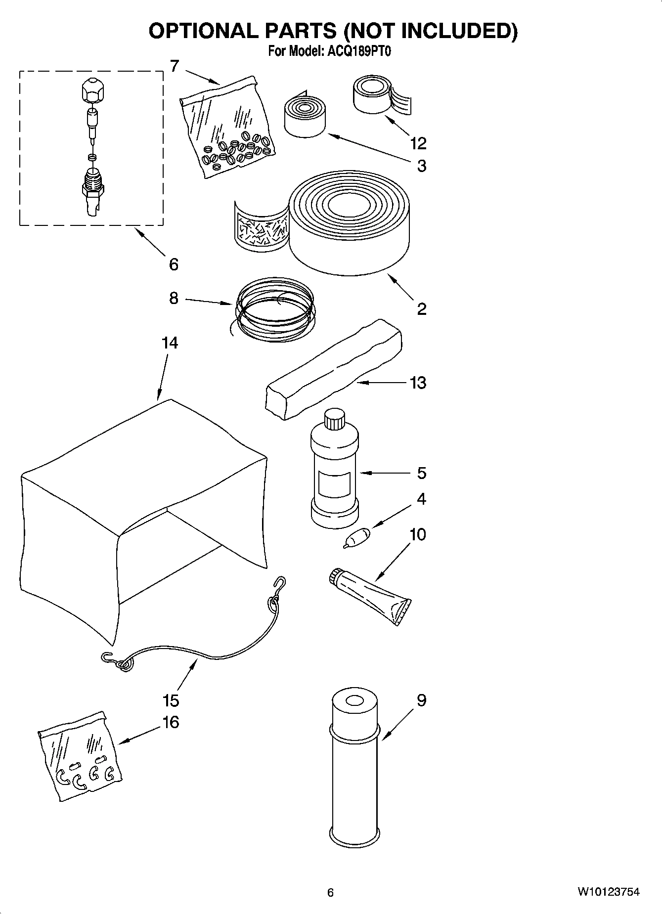 04 - OPTIONAL PARTS (NOT INCLUDED)
