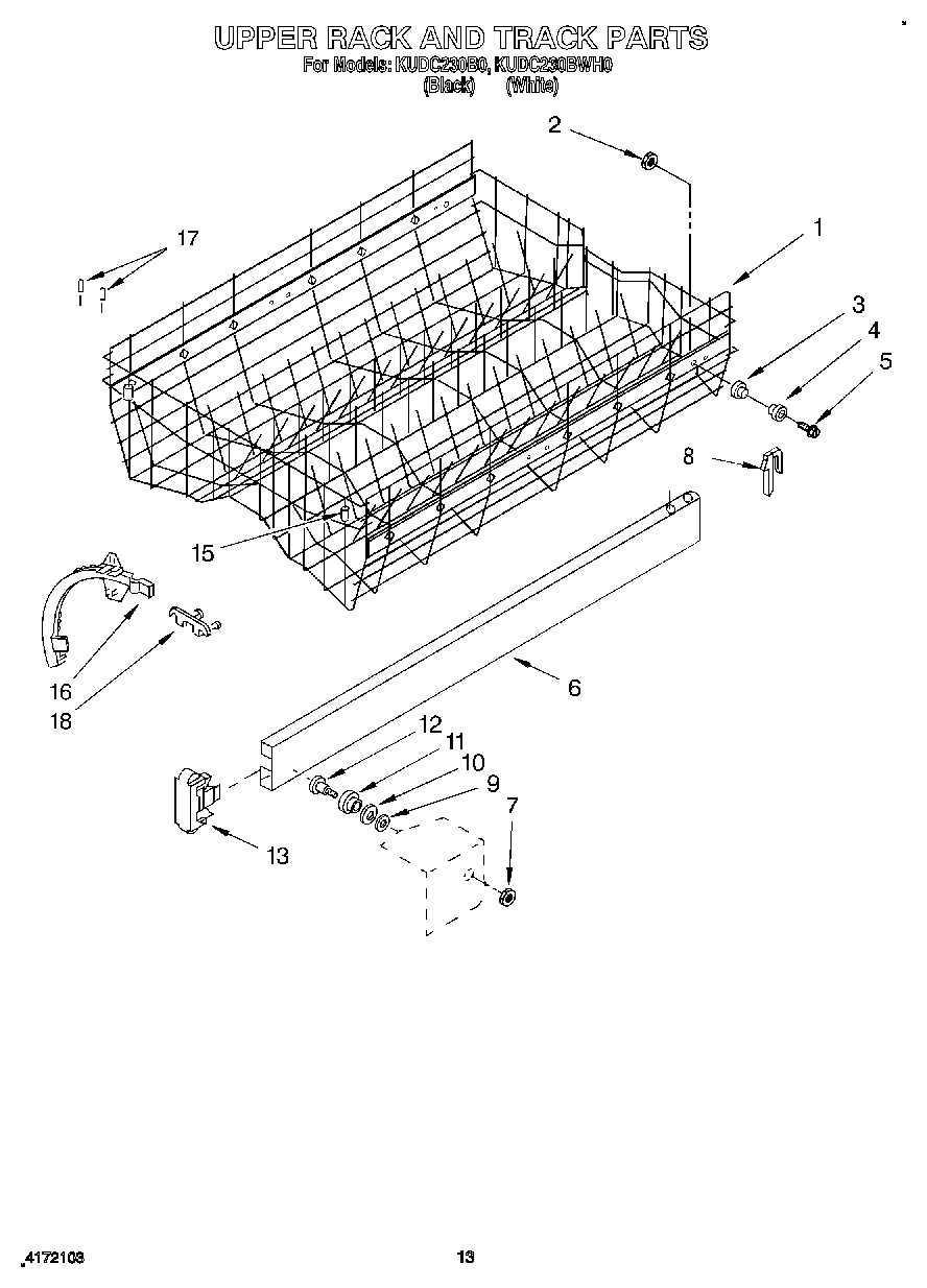 10 - UPPER RACK AND TRACK
