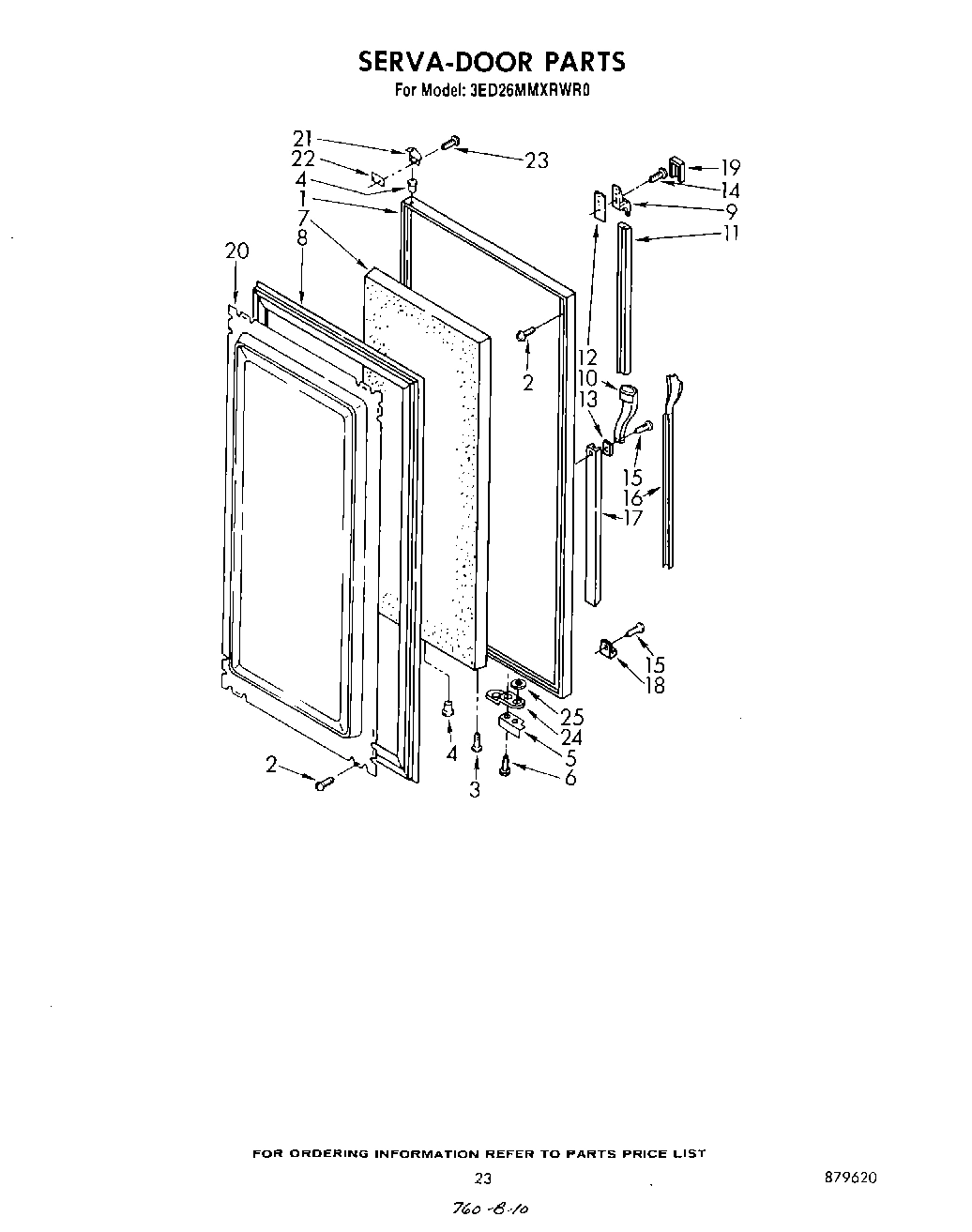 13 - SERVA-DOOR , NOT ILLUSTRATED AND OPIONAL