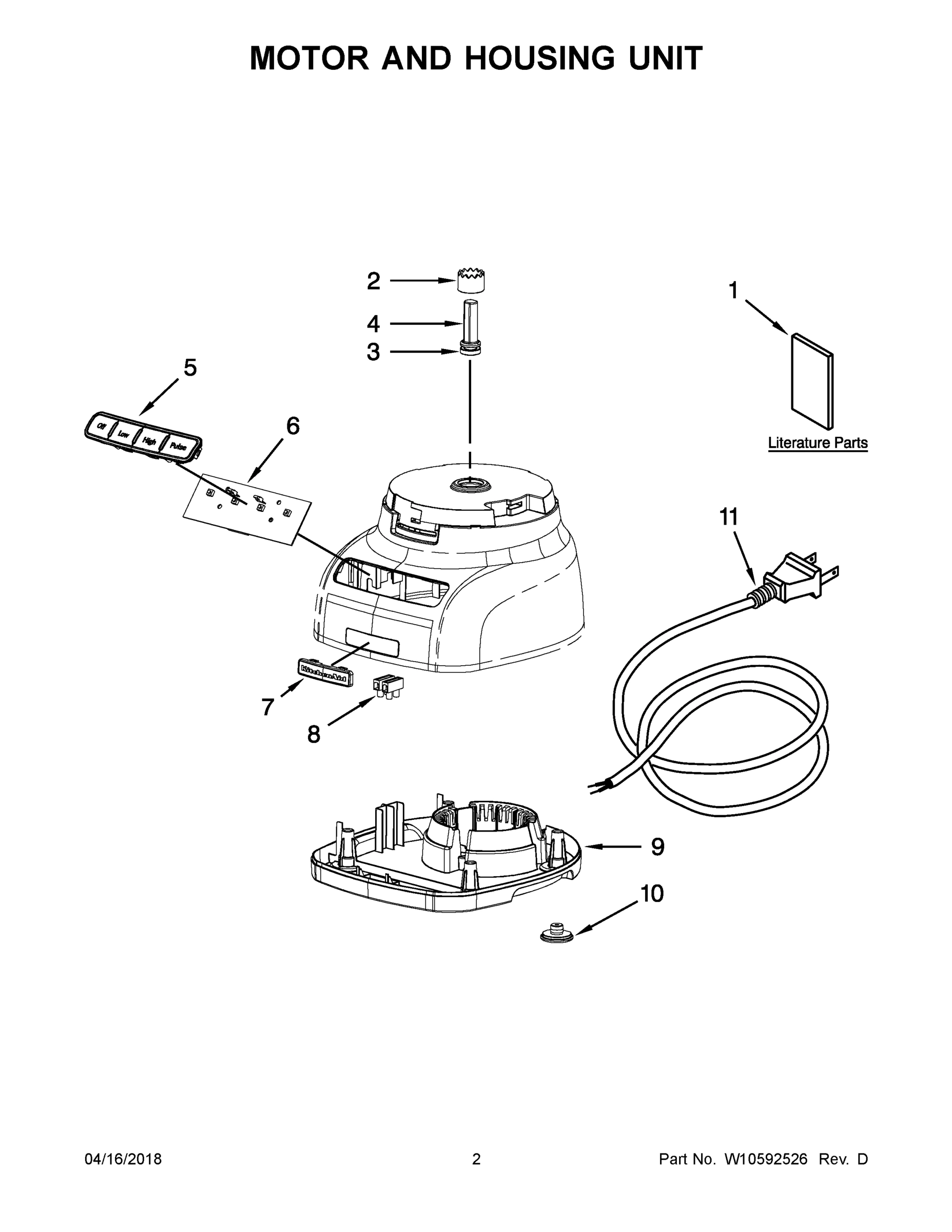 02 - MOTOR AND HOUSING UNIT