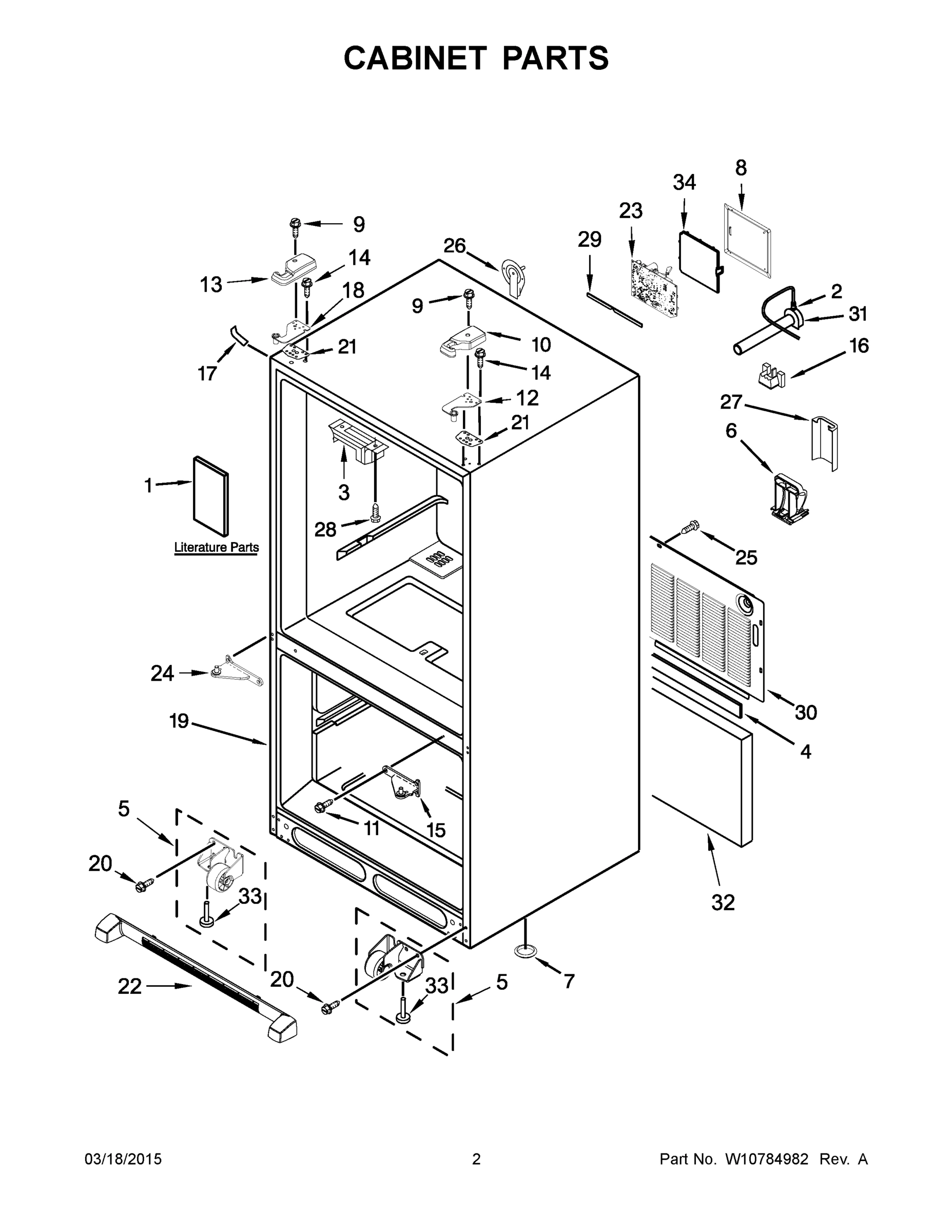 02 - CABINET PARTS