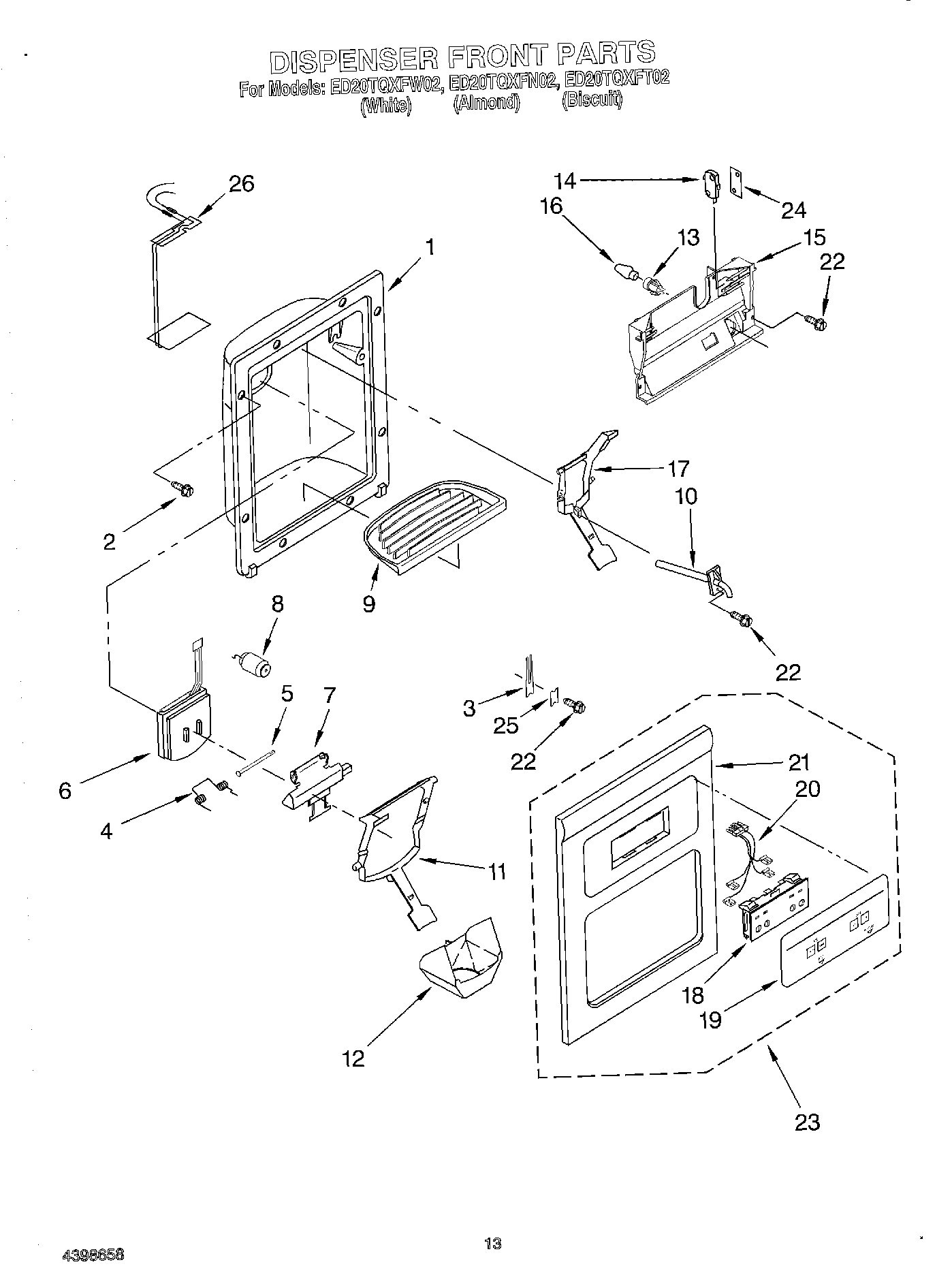 08 - DISPENSER FRONT