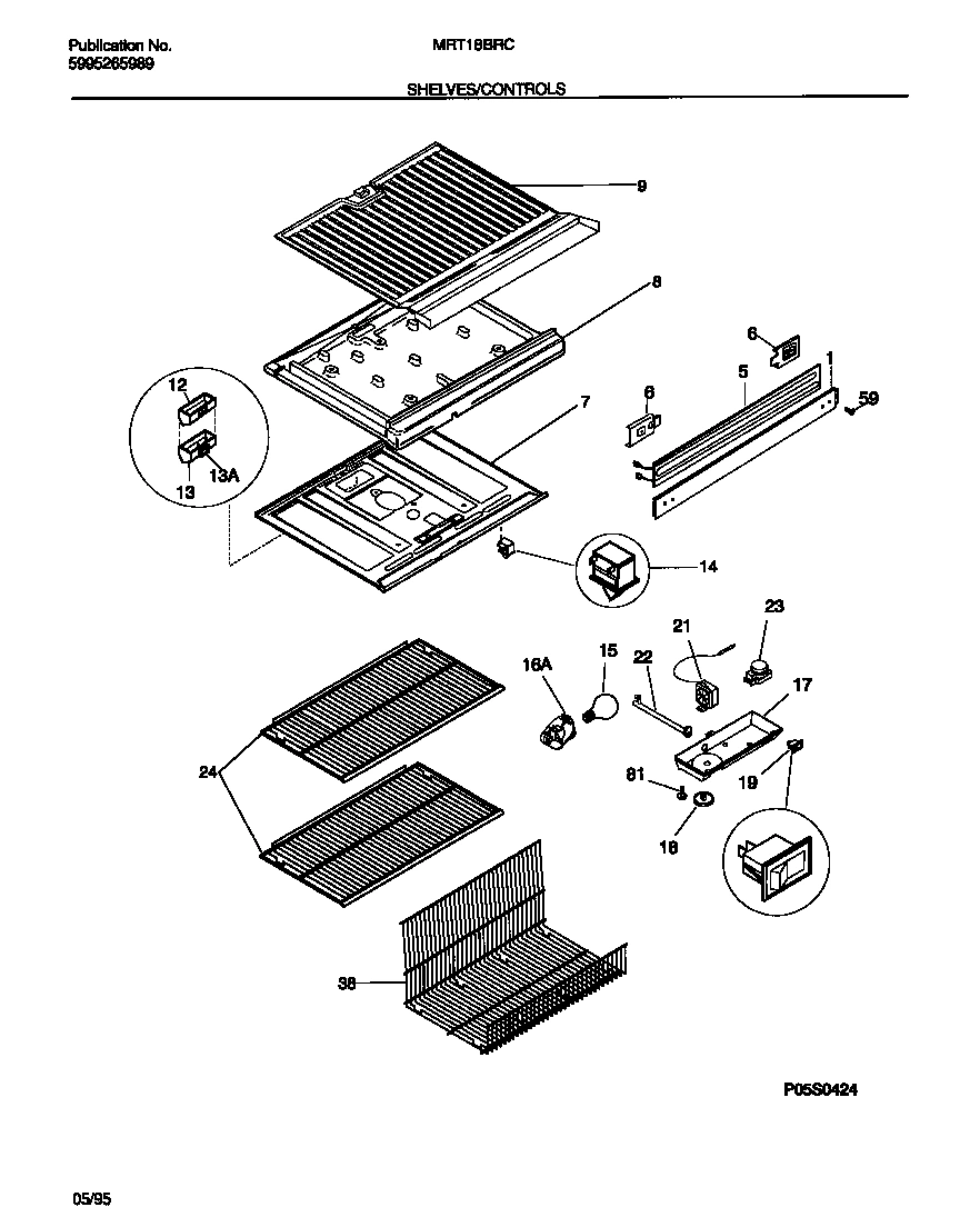 04 - SHELVES/CONTROLS