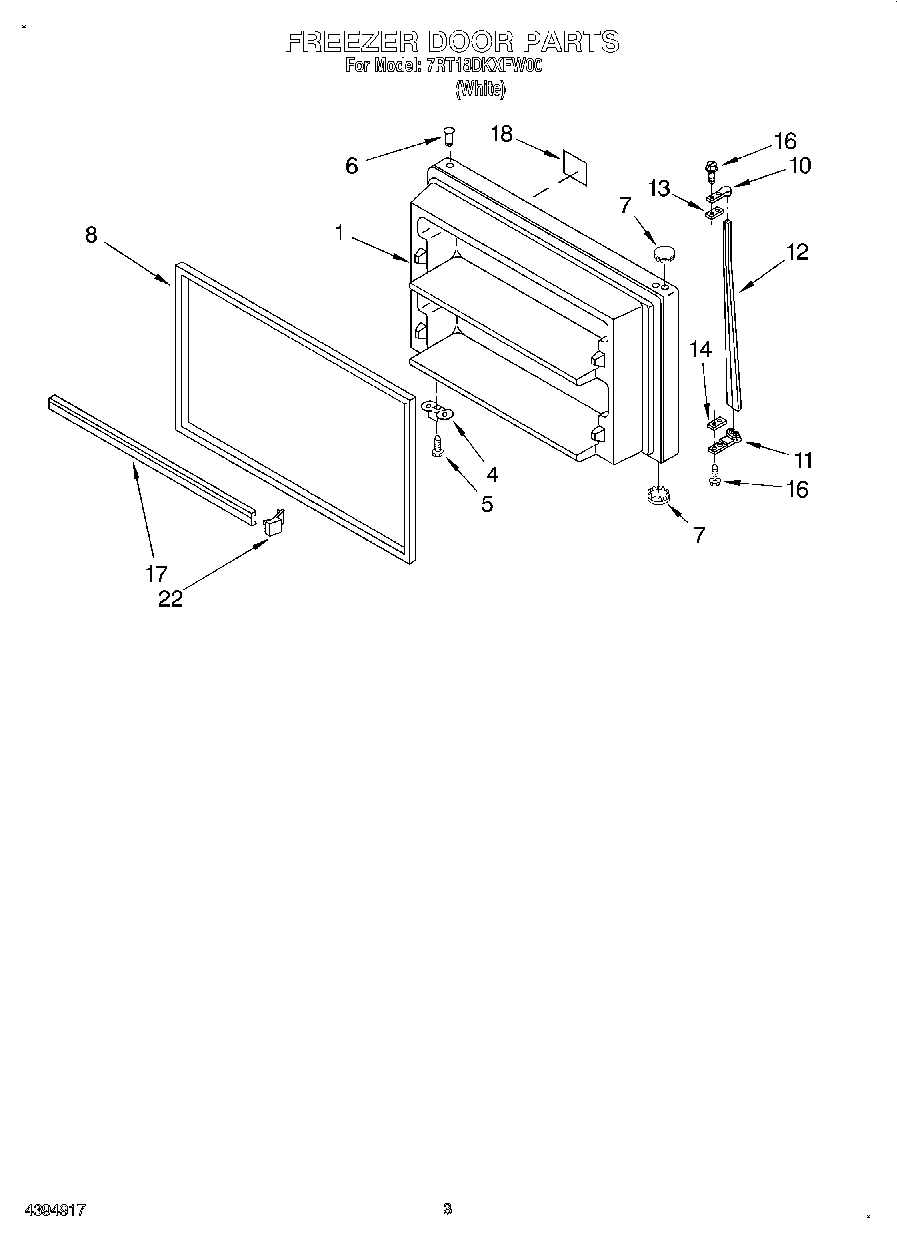 02 - FREEZER DOOR