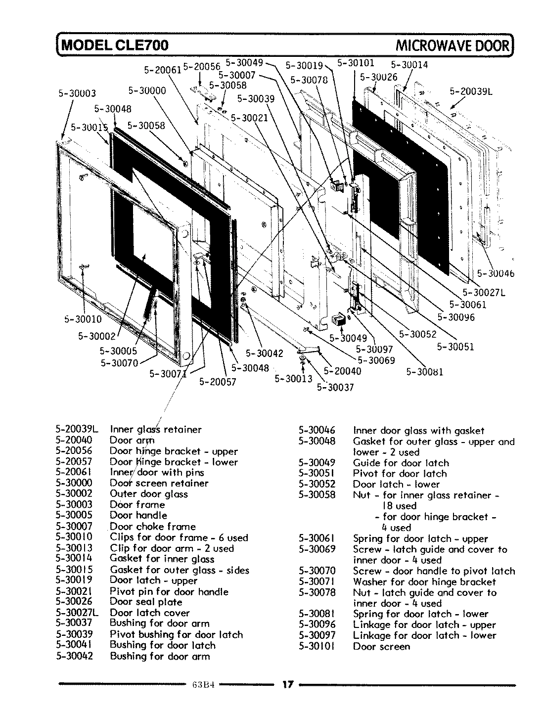 11 - MICROWAVE DOOR