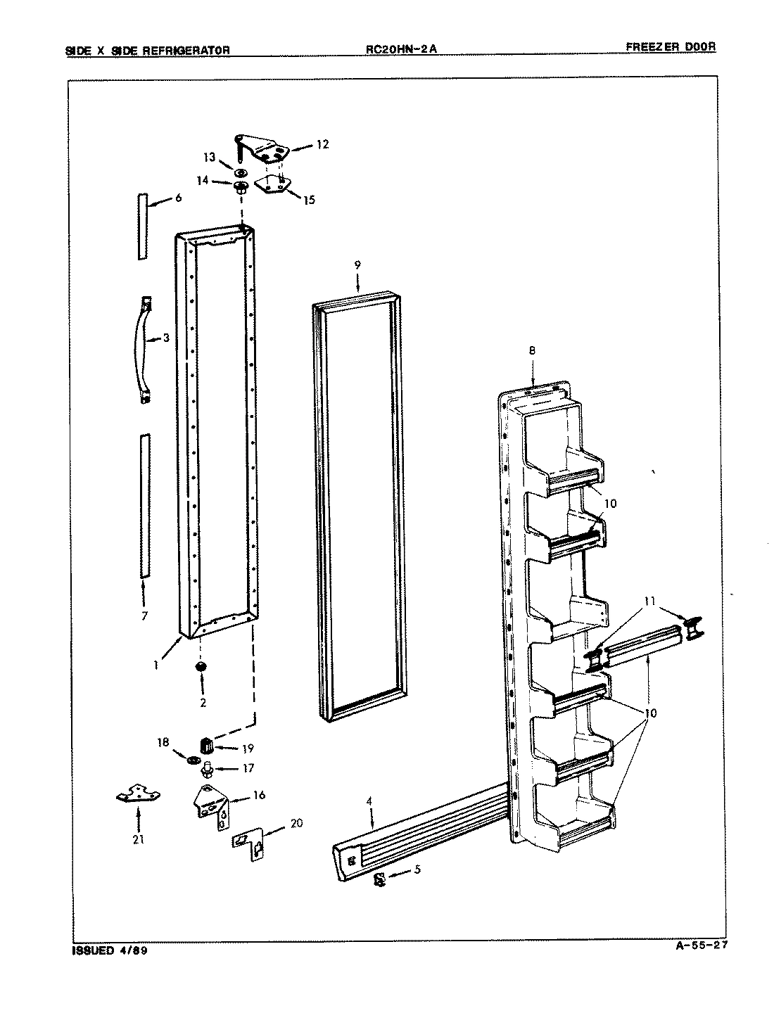 02 - FREEZER DOOR
