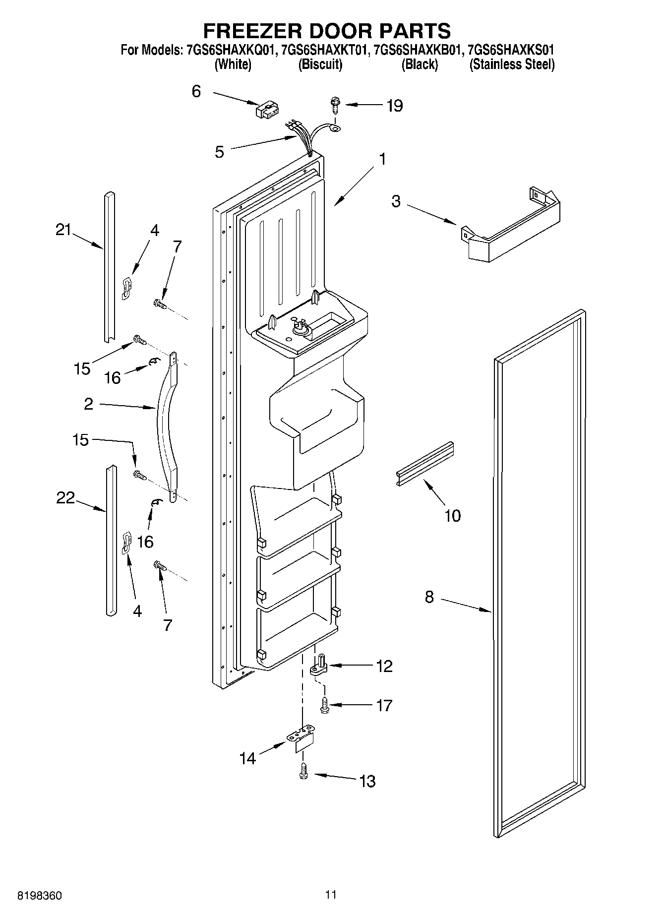 07 - FREEZER DOOR