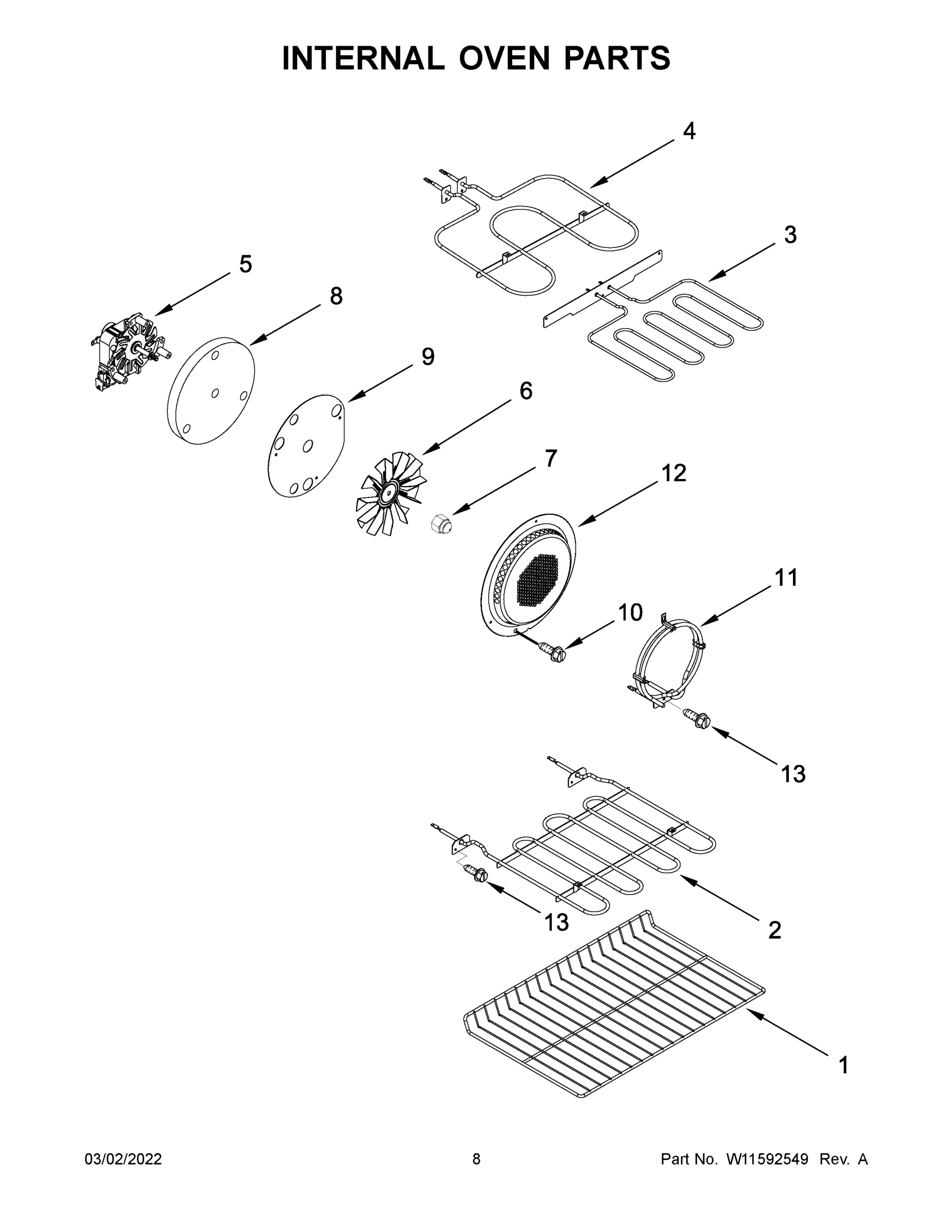 05 - INTERNAL OVEN PARTS