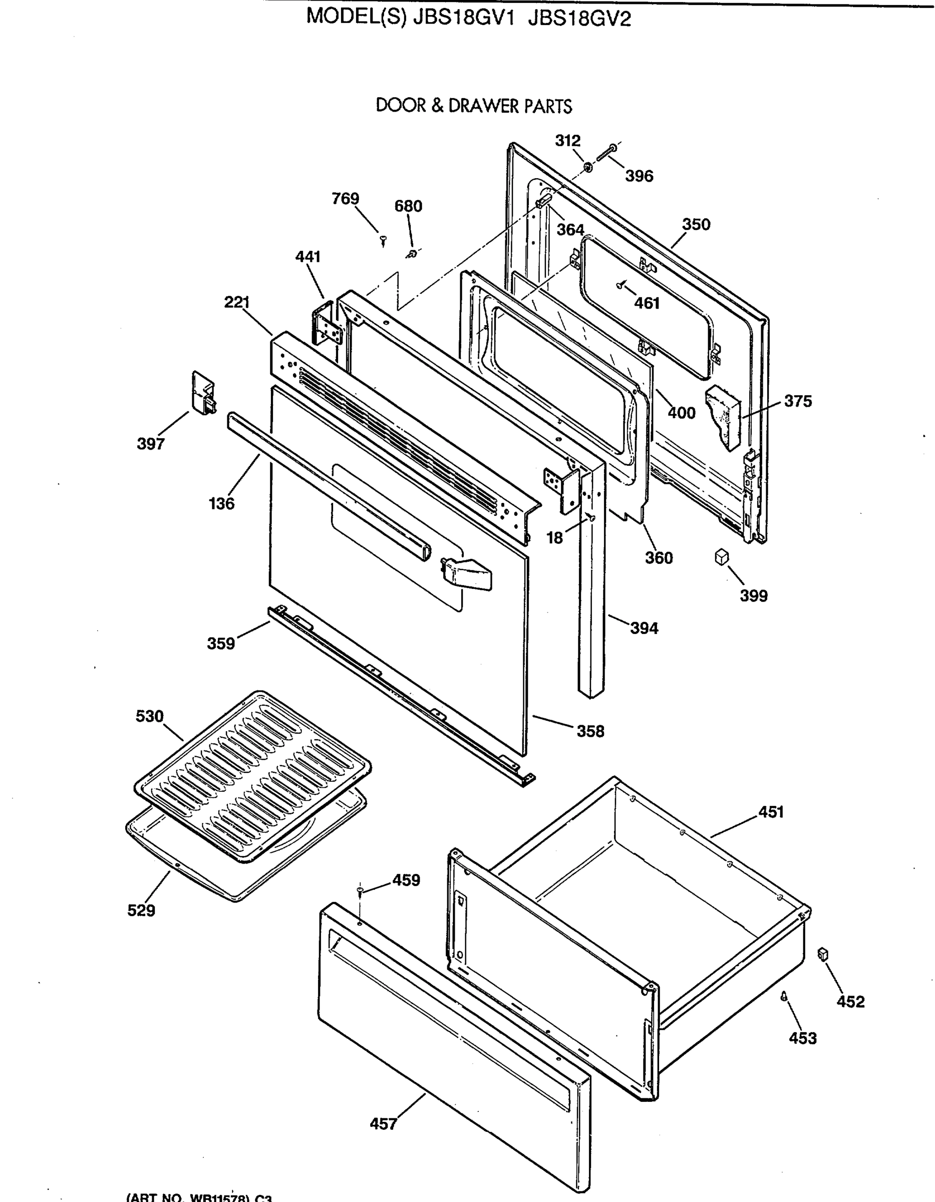 DOOR & DRAWER PARTS
