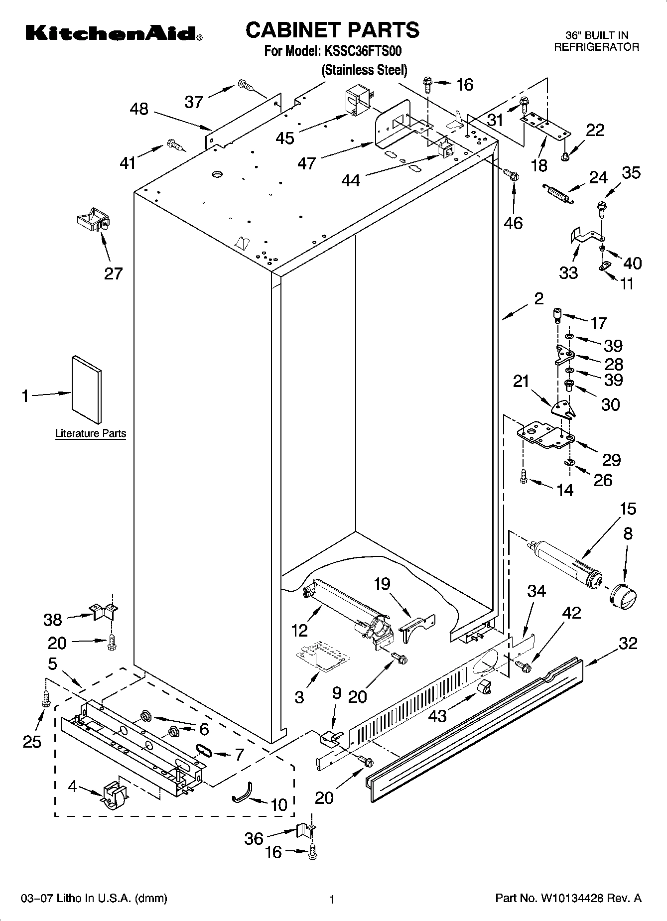 01 - CABINET PARTS