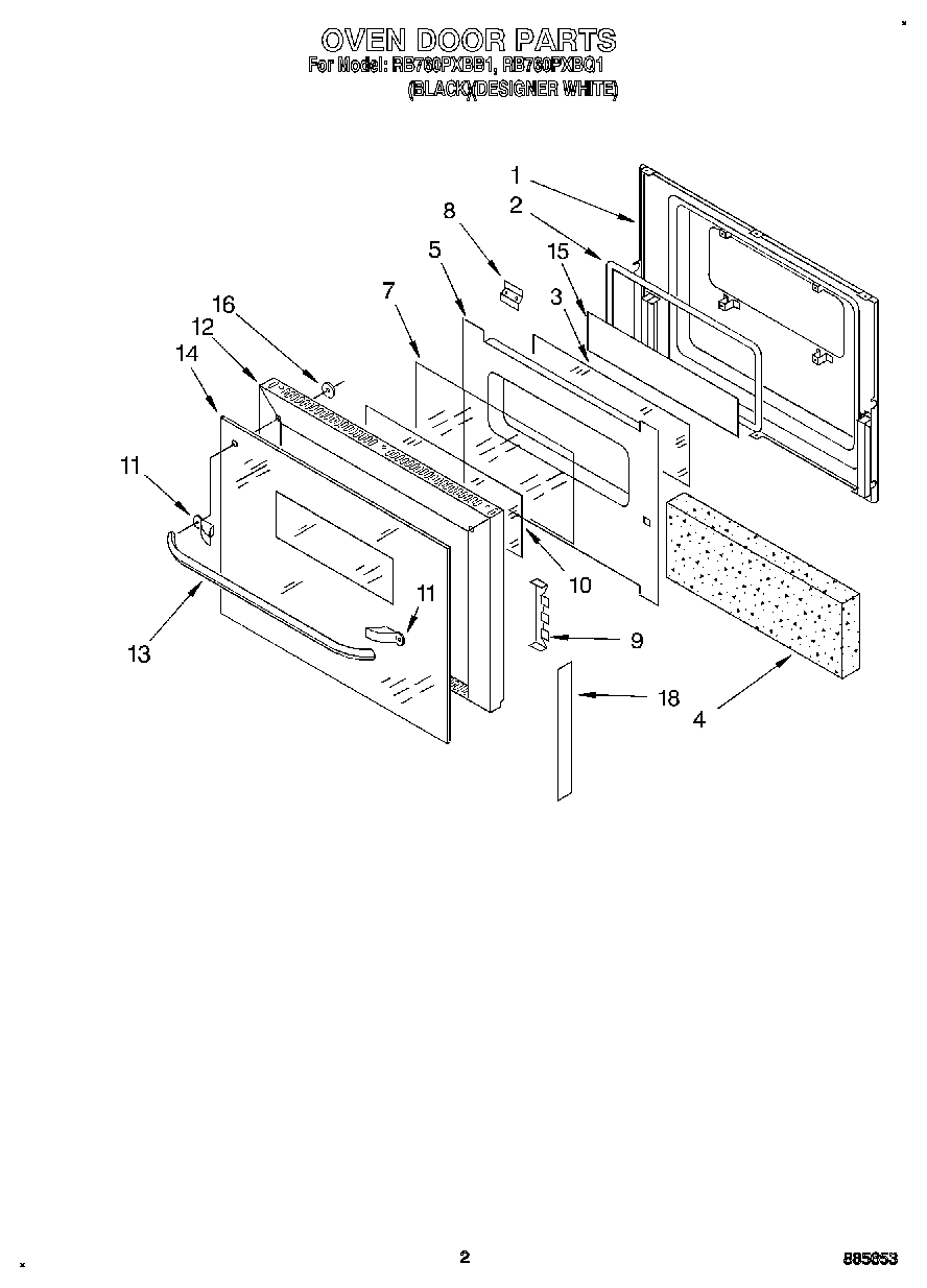 02 - OVEN DOOR