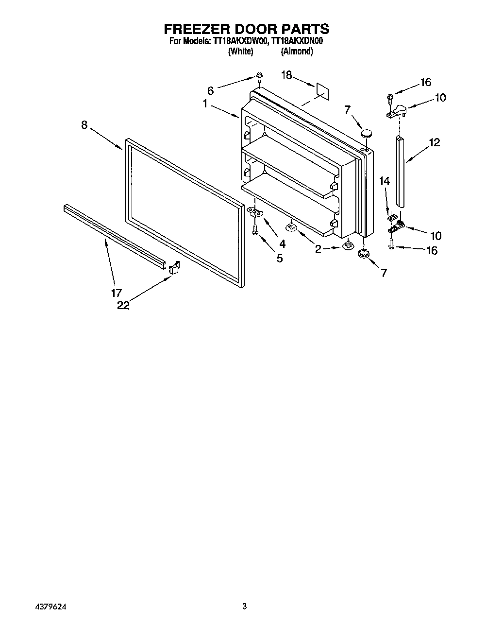 02 - FREEZER DOOR