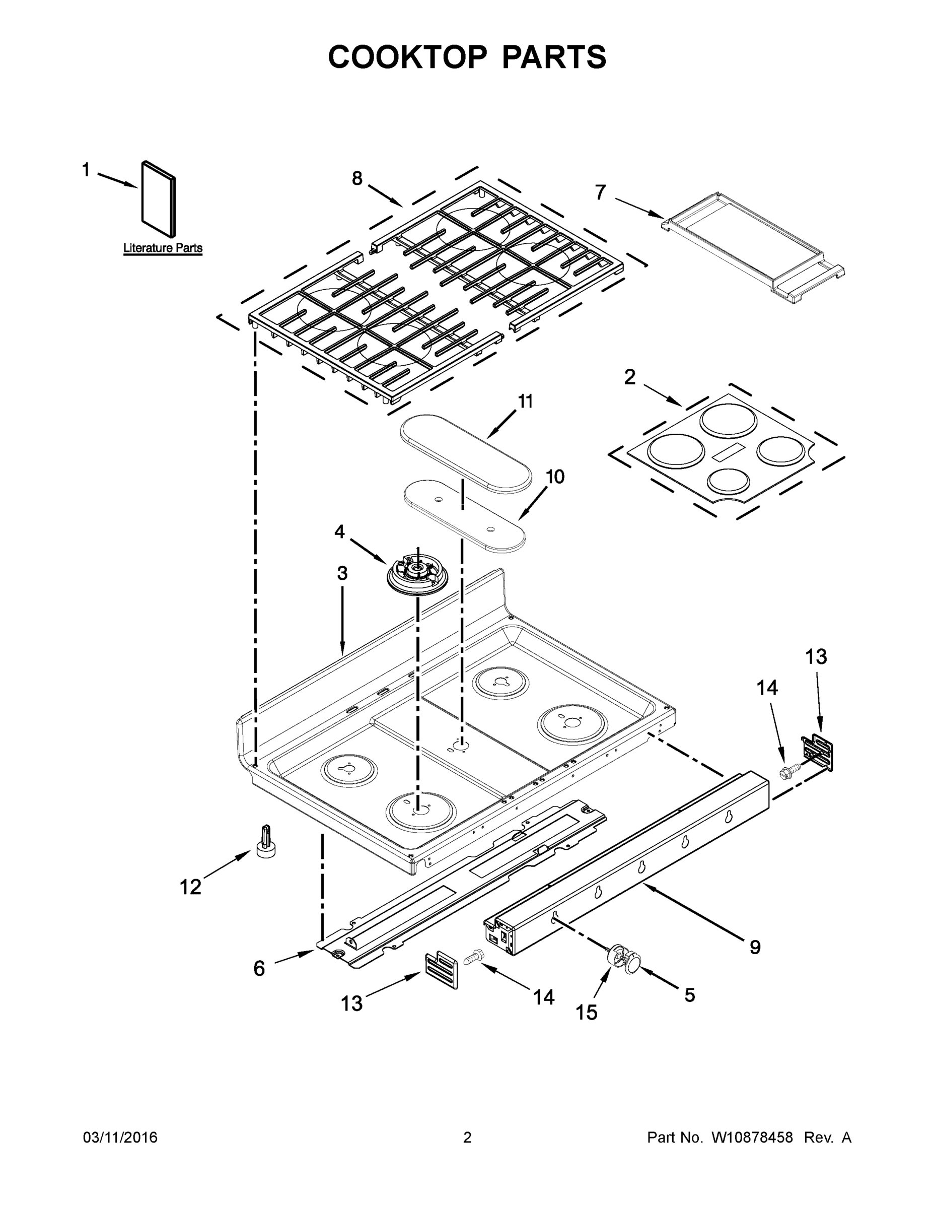 02 - COOKTOP PARTS