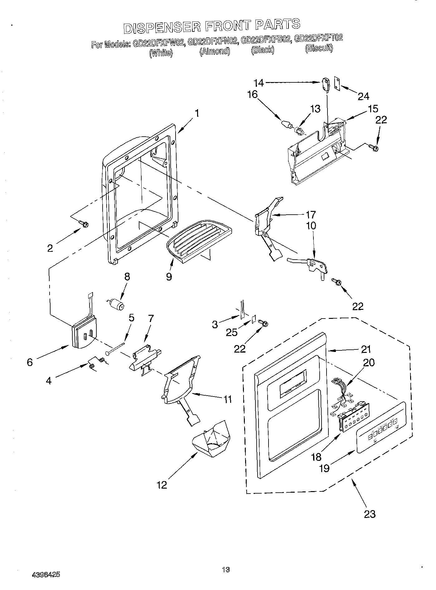 09 - DISPENSER FRONT
