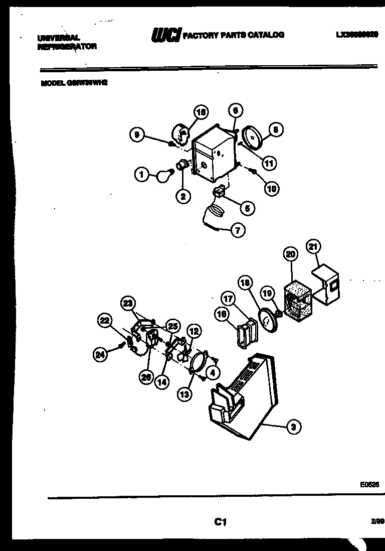 06 - REFRIGERATOR CONTROL ASSEMBLY, DAMP