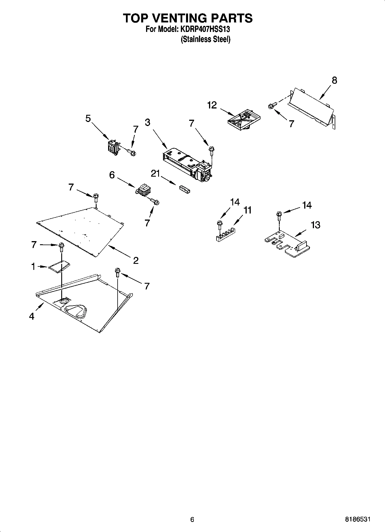 05 - TOP VENTING PARTS