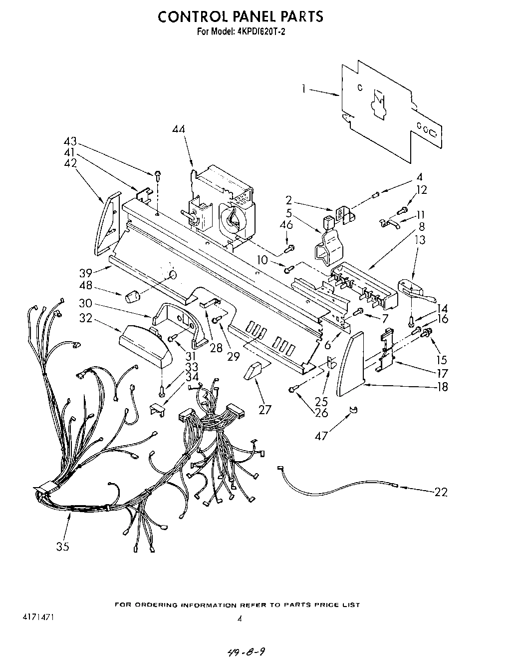 04 - CONTROL PANEL , LITERATURE AND OPTIONAL