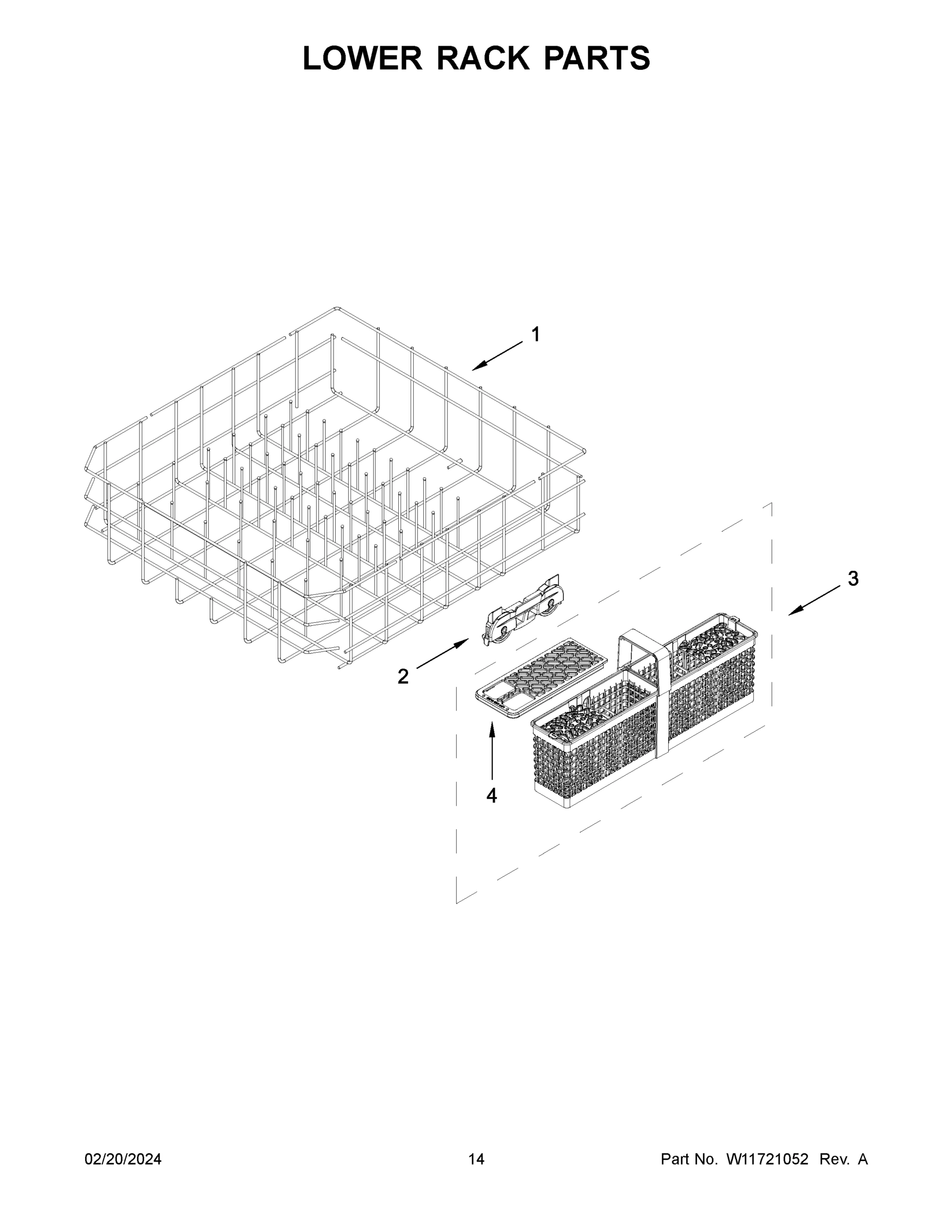 08 - LOWER RACK PARTS
