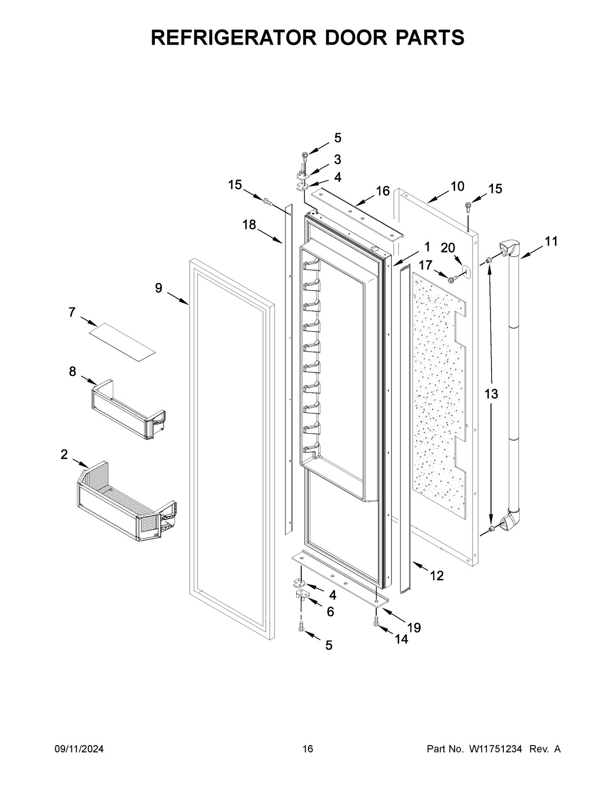 09 - REFRIGERATOR DOOR PARTS