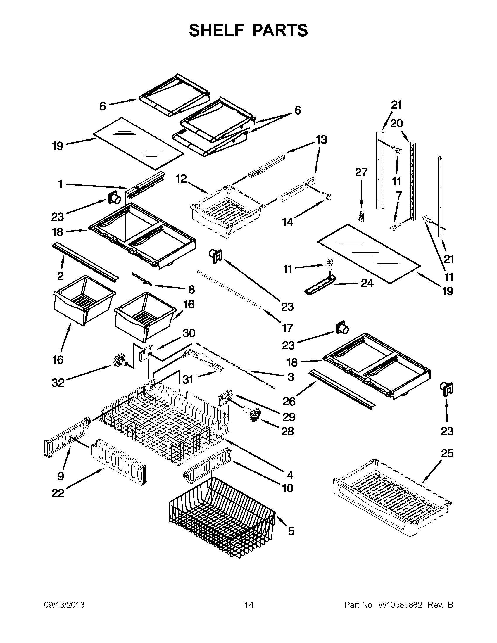 08 - SHELF PARTS