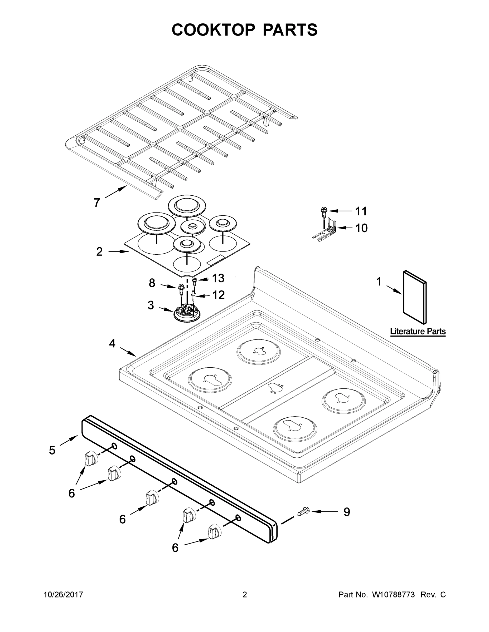 02 - COOKTOP PARTS
