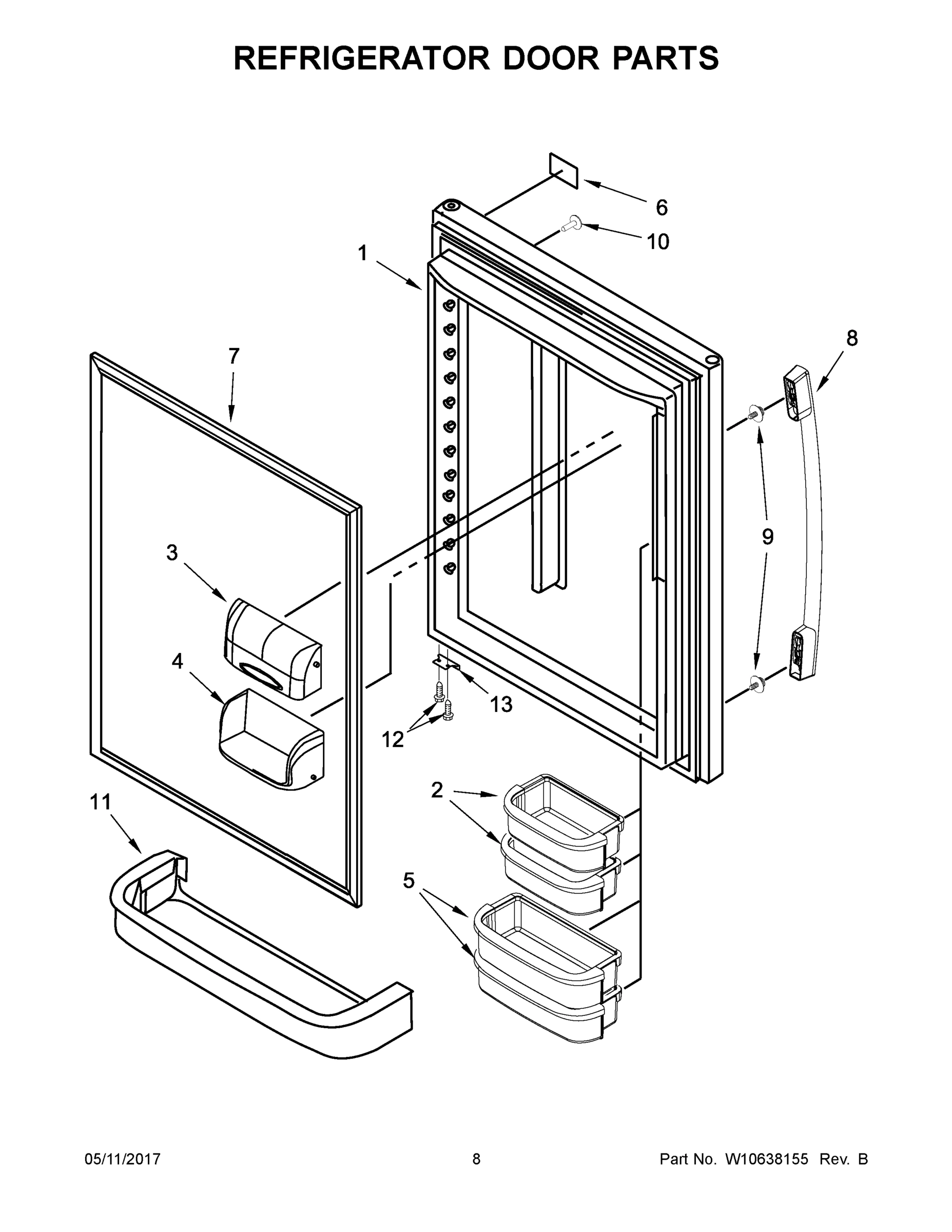 05 - REFRIGERATOR DOOR PARTS