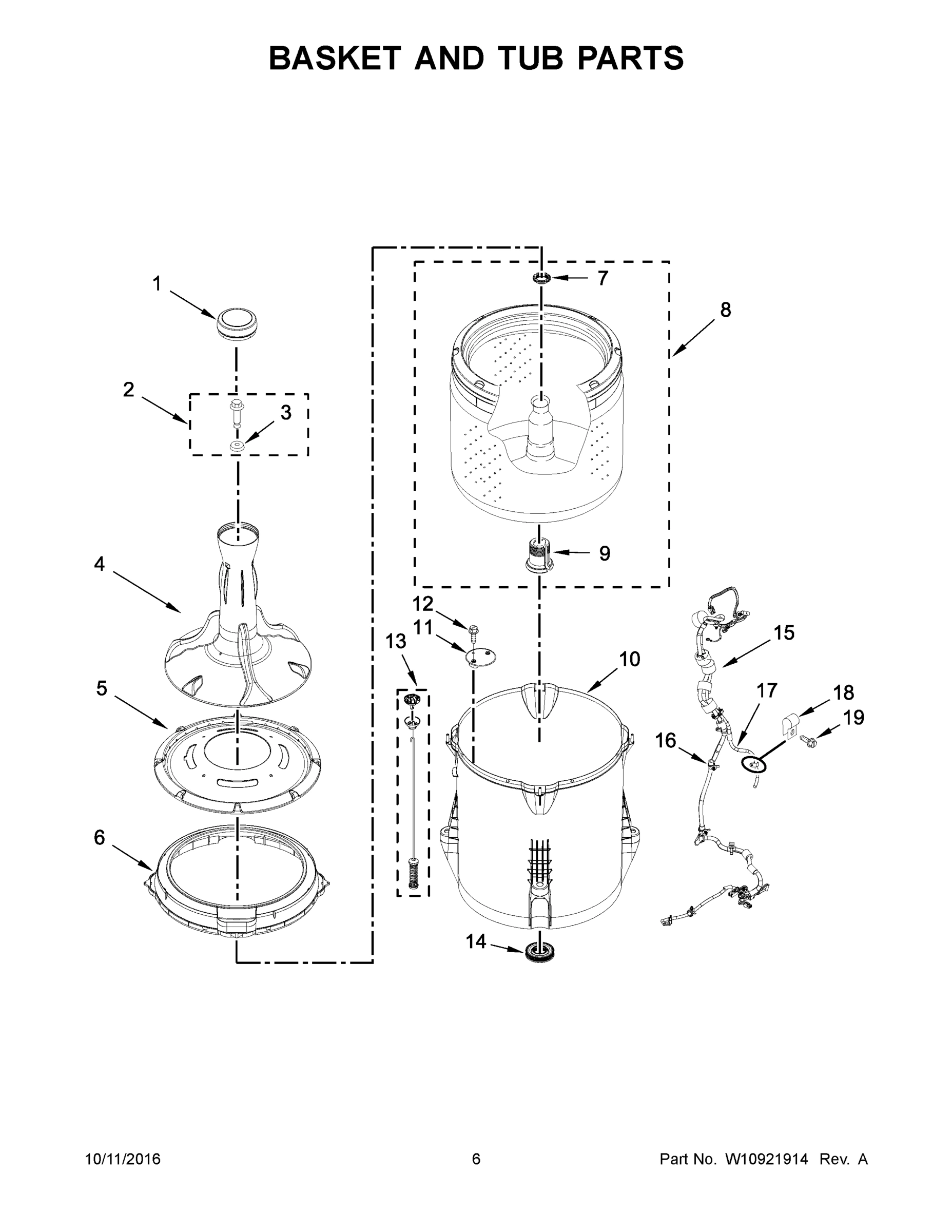 04 - BASKET AND TUB PARTS
