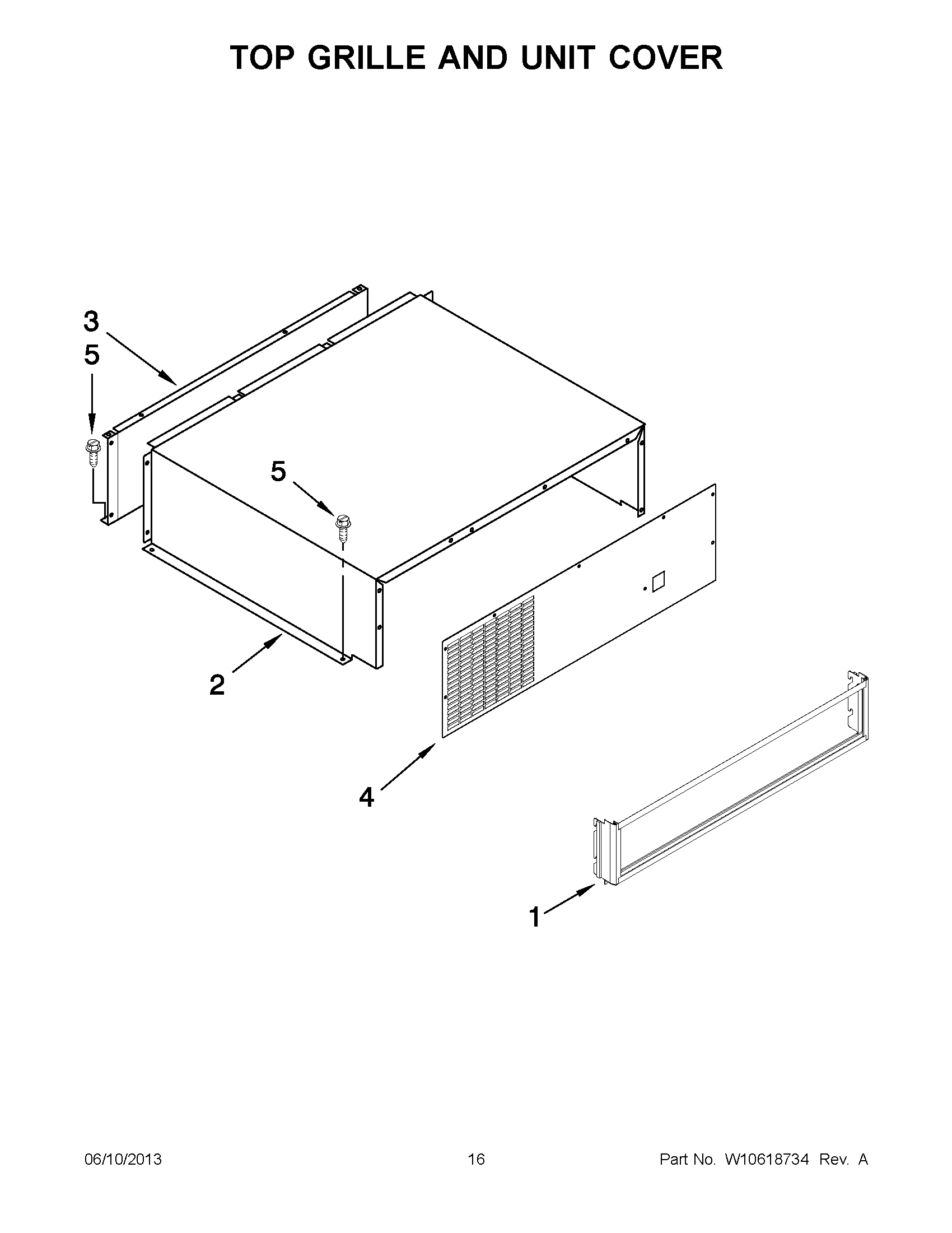 08 - TOP GRILLE AND UNIT COVER