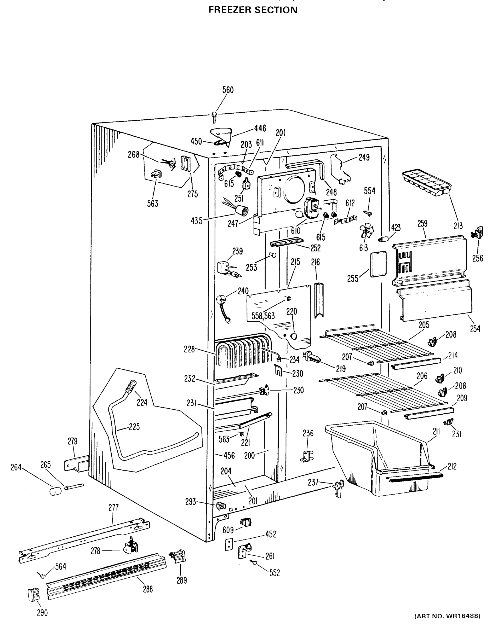 FREEZER SECTION