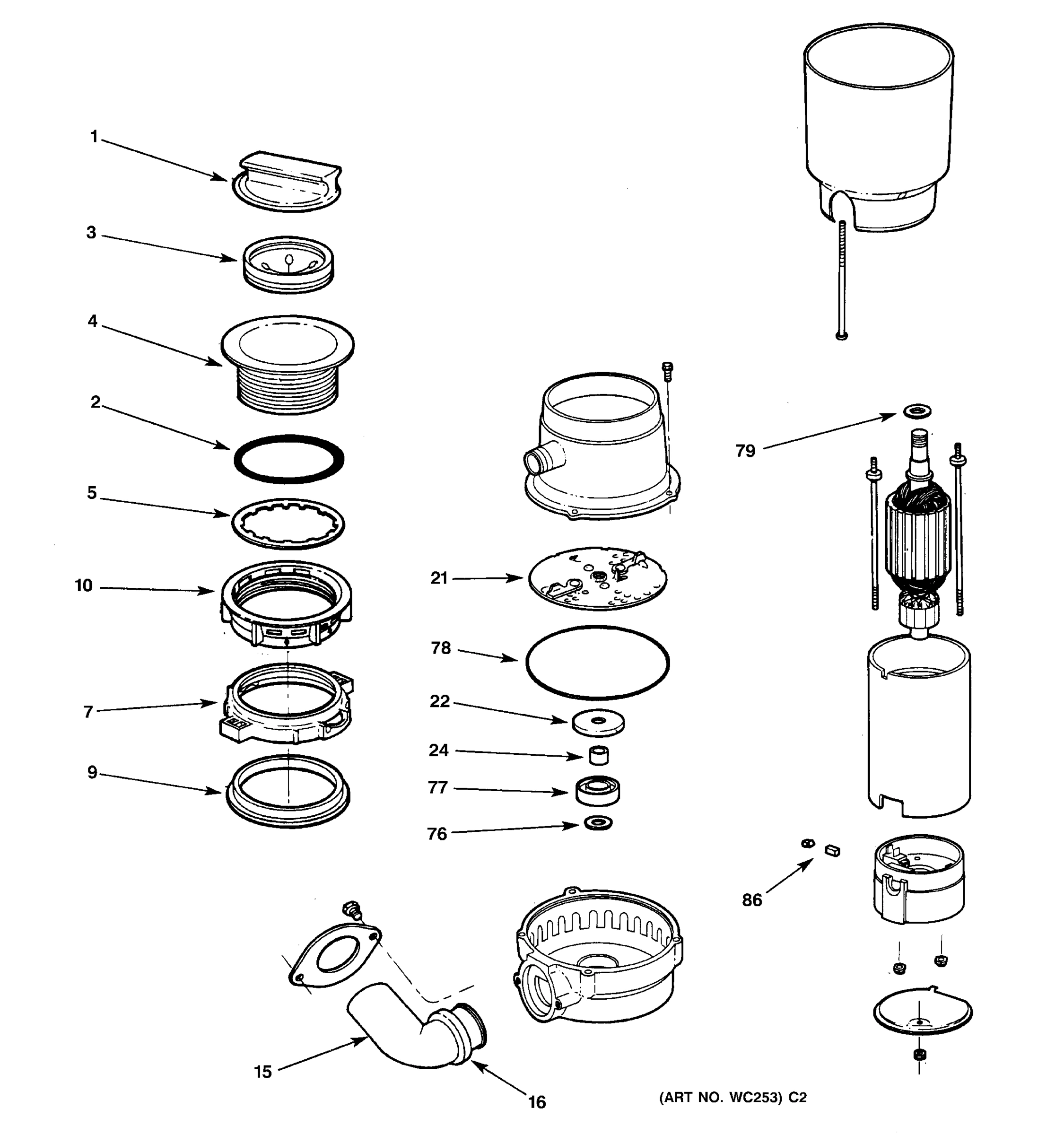 DISPOSER PARTS