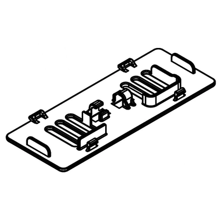 MCK68486501 LG Refrigerator Display Cover