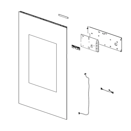 DA99-04371N Samsung Refrigerator Custom Panel