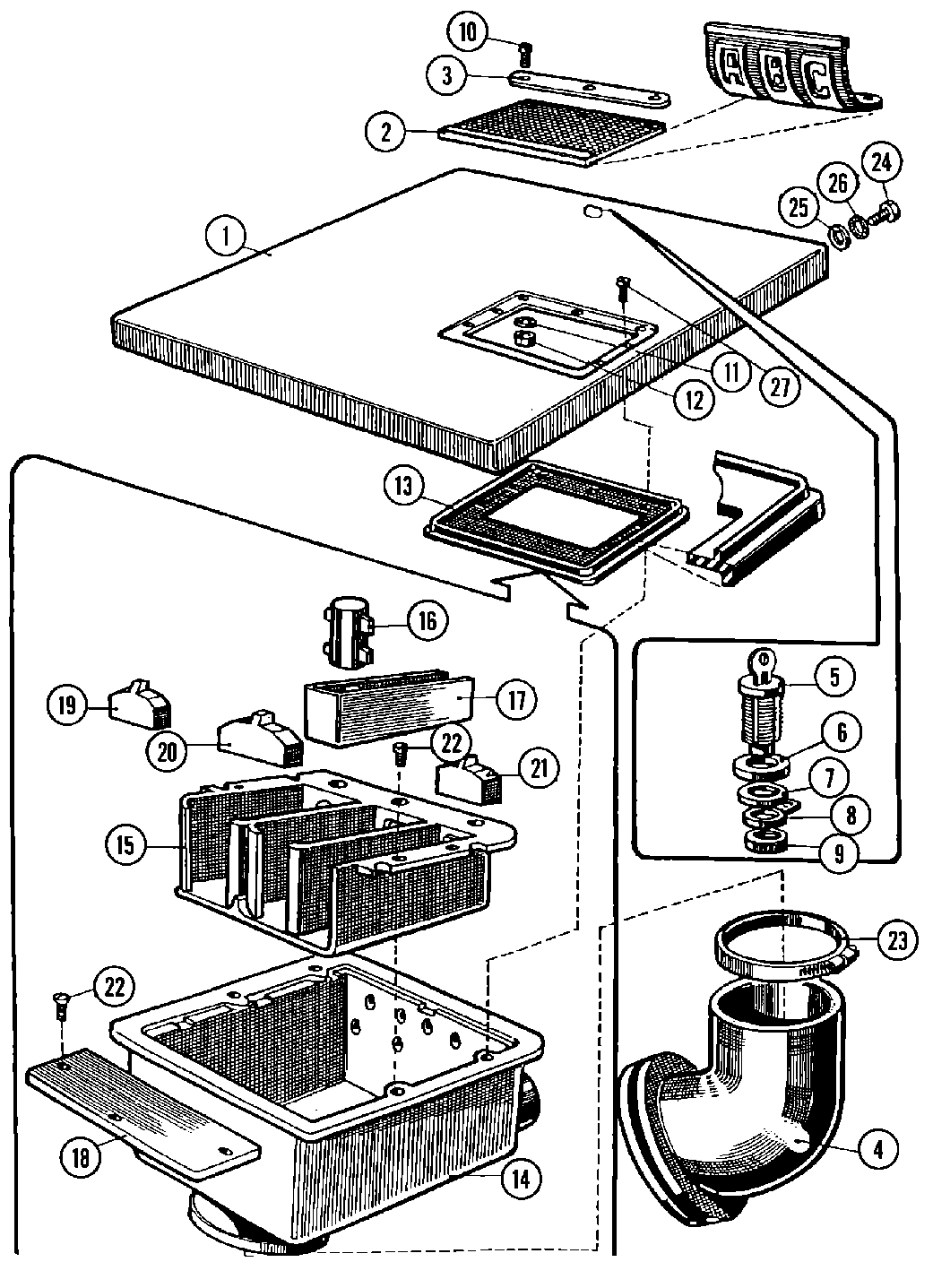 01 - SOAP BOX & TOP COVER ASSY. (SERIES 10)