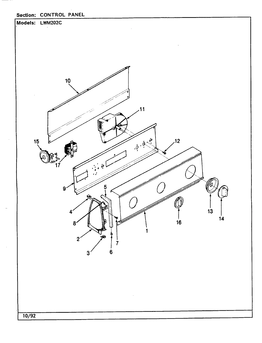 05 - CONTROL PANEL (REV. E-J)