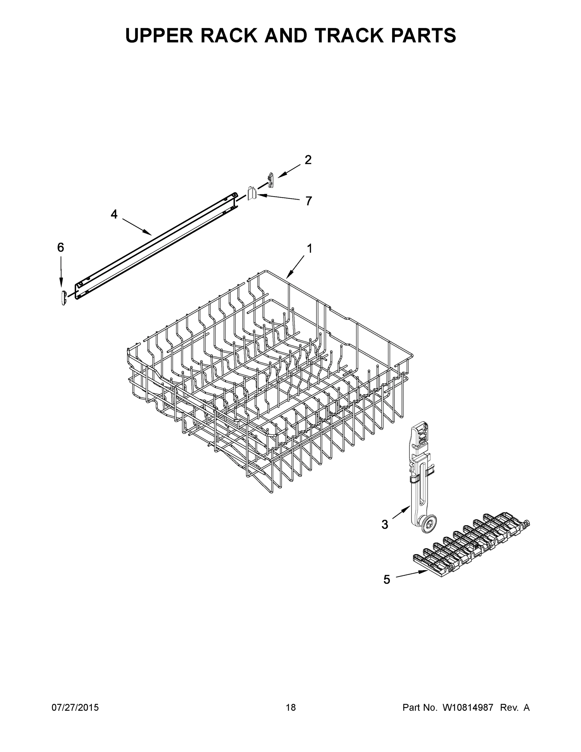 10 - UPPER RACK AND TRACK PARTS