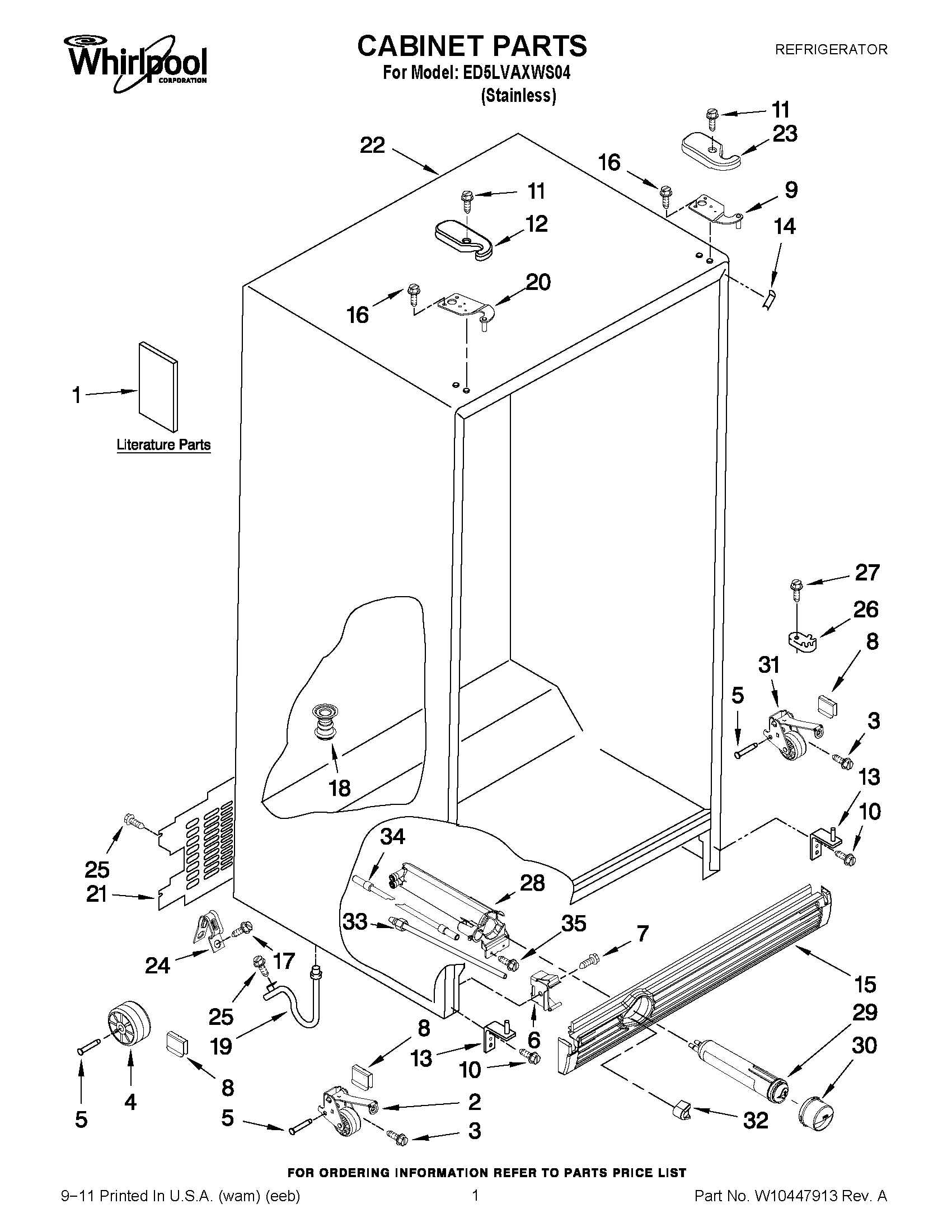 01 - CABINET PARTS