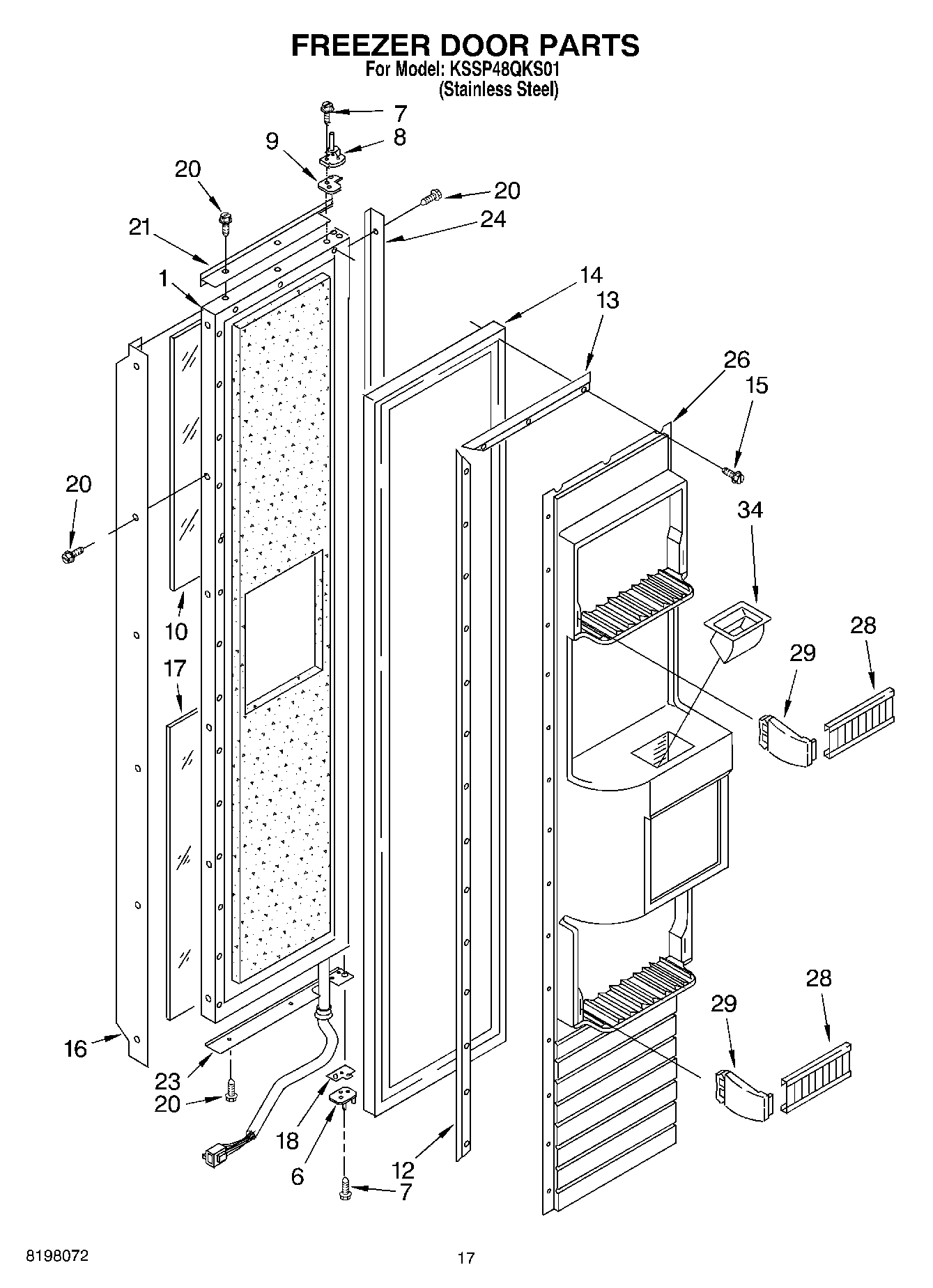 11 - FREEZER DOOR