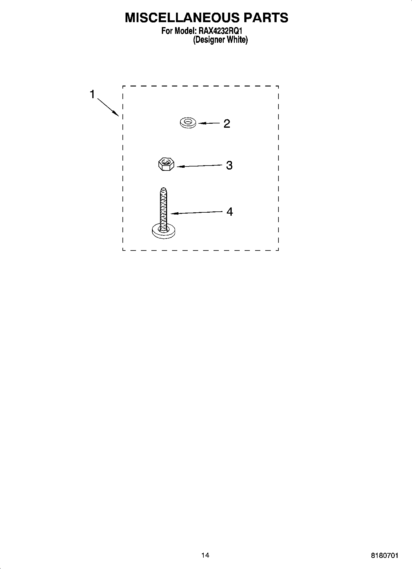 10 - MISCELLANEOUS PARTS, OPTIONAL PARTS (NOT INCLUDED)