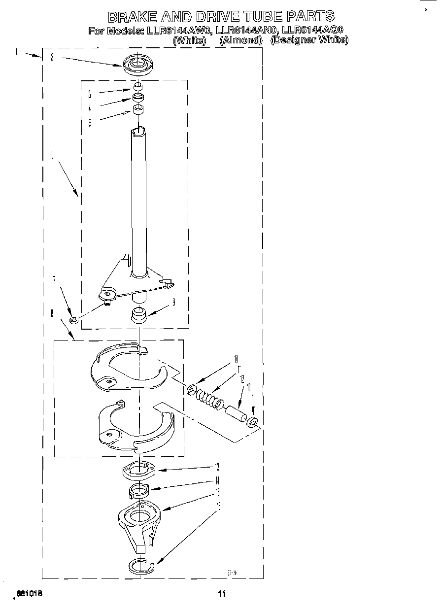 09 - BRAKE AND DRIVE TUBE