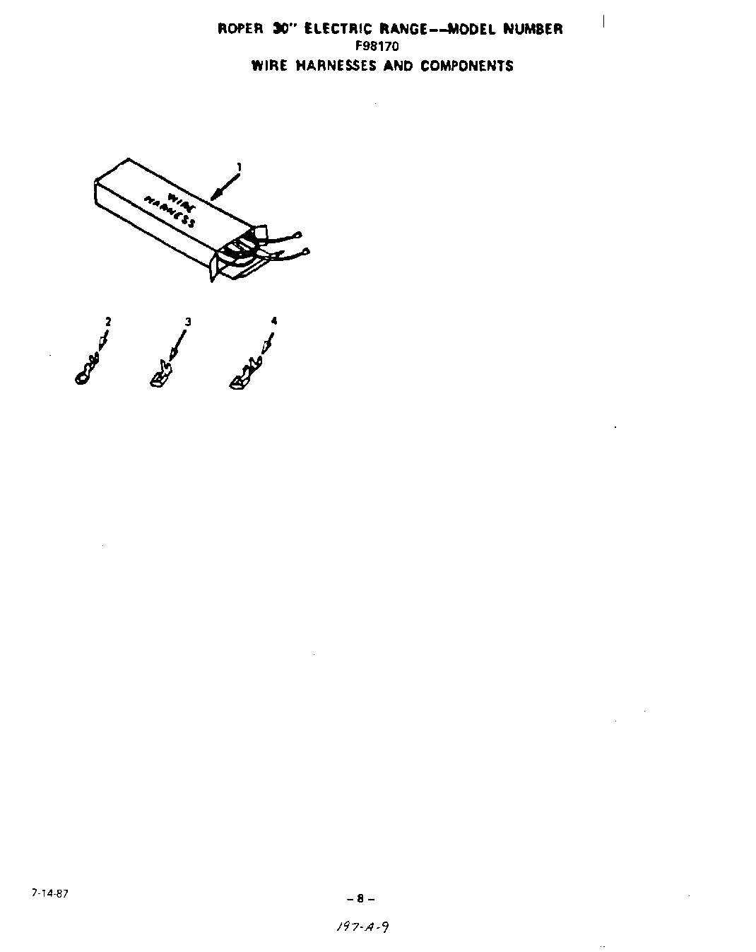 07 - WIRE HARNESSES AND COMPONENTS