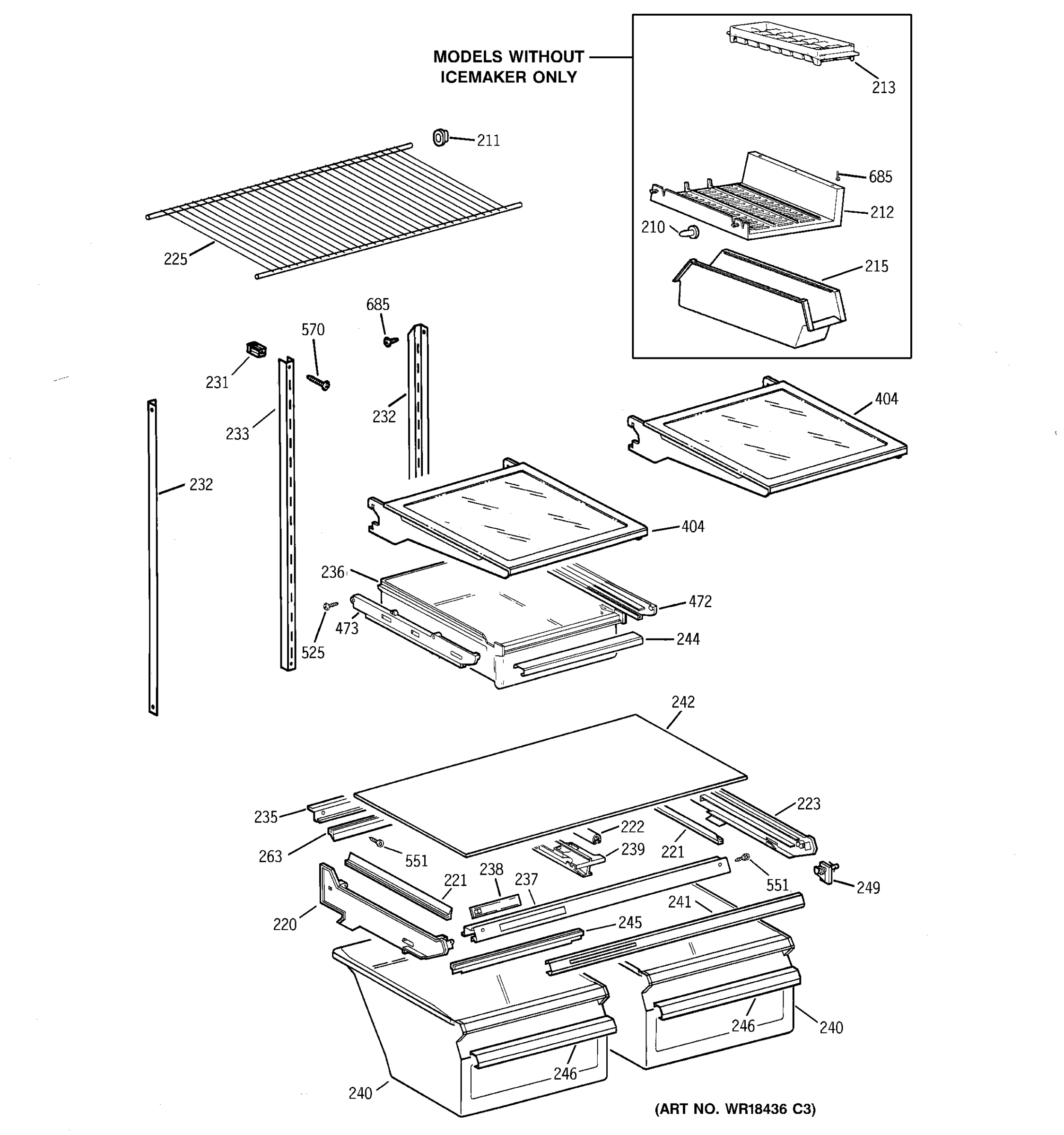 SHELF PARTS