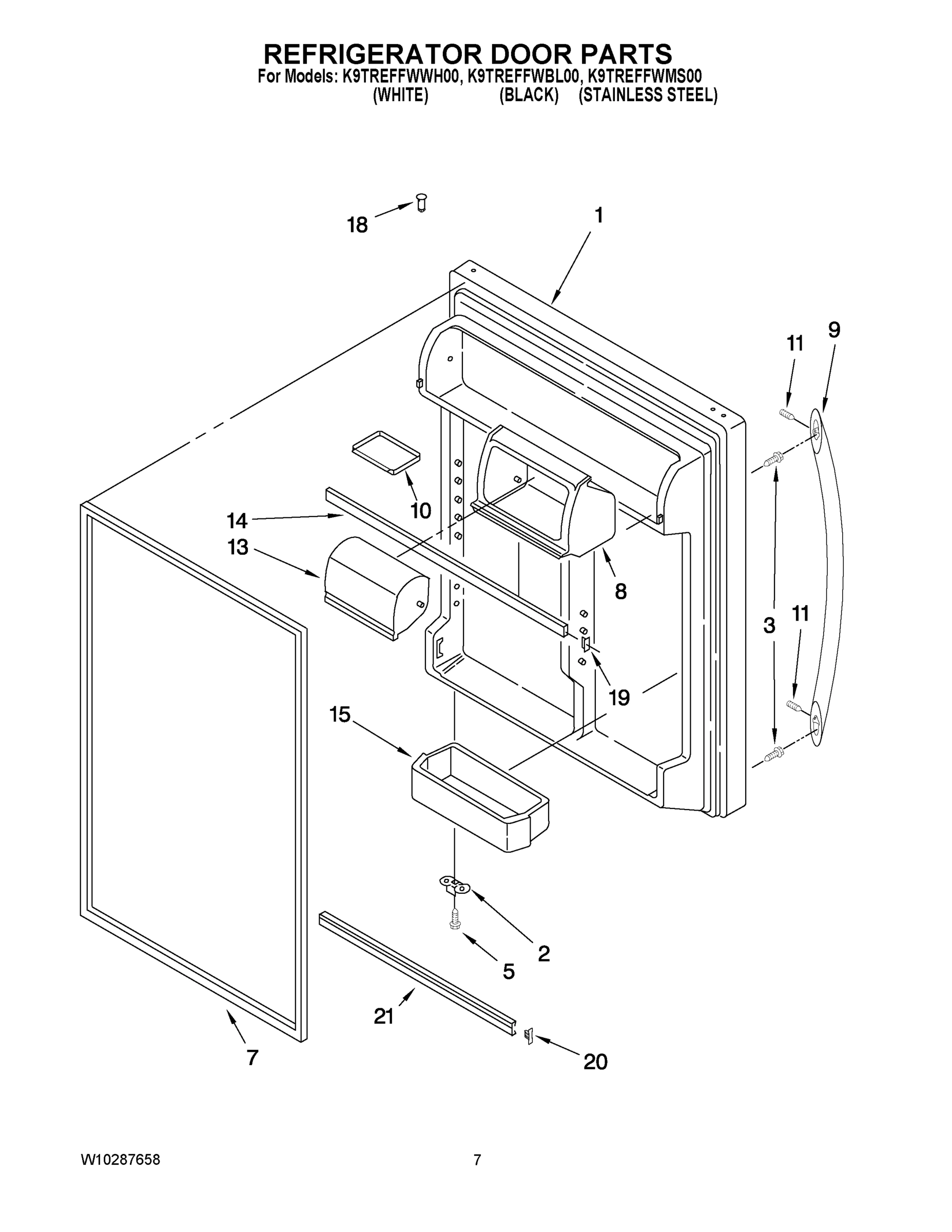 05 - REFRIGERATOR DOOR PARTS